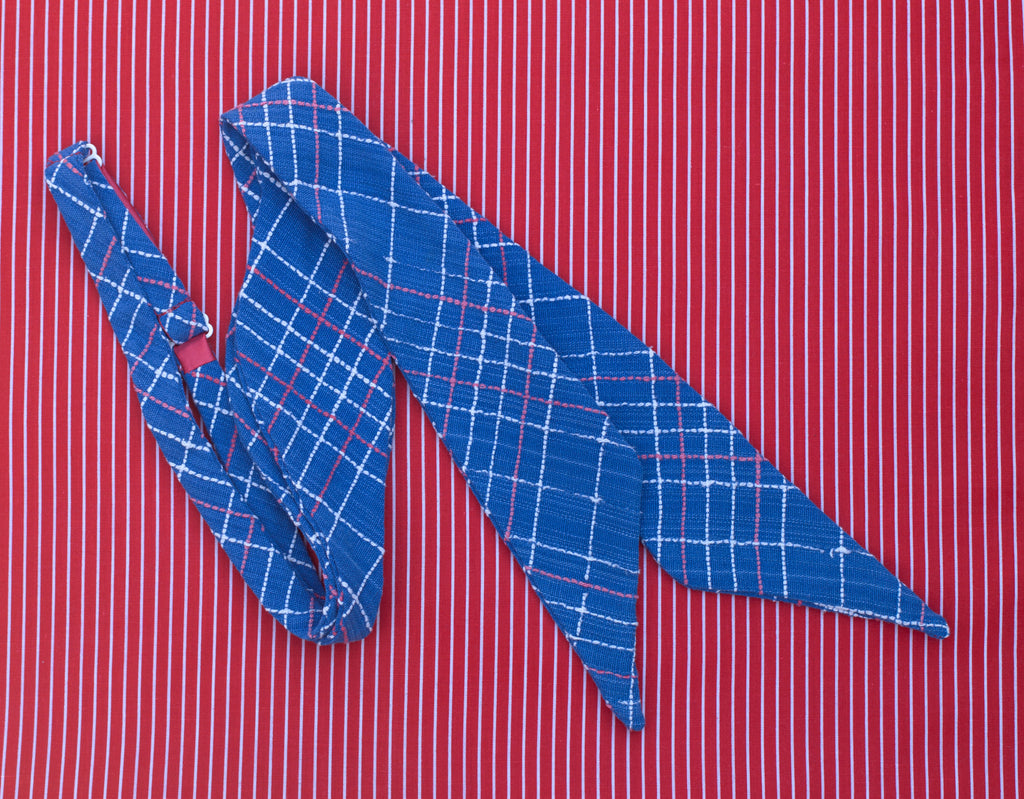 America! Red, white, and blue textured girlie bow