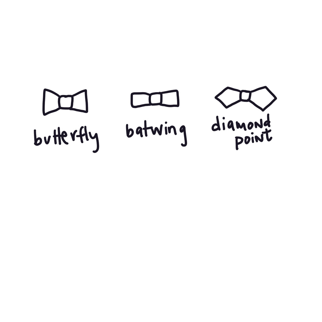 Father's Day bow tie- custom embroidery in your child's handwriting