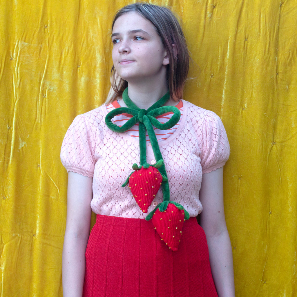 Jumbo strawberry bow tie!