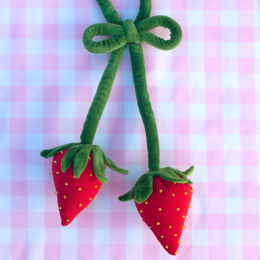 Jumbo strawberry bow tie!