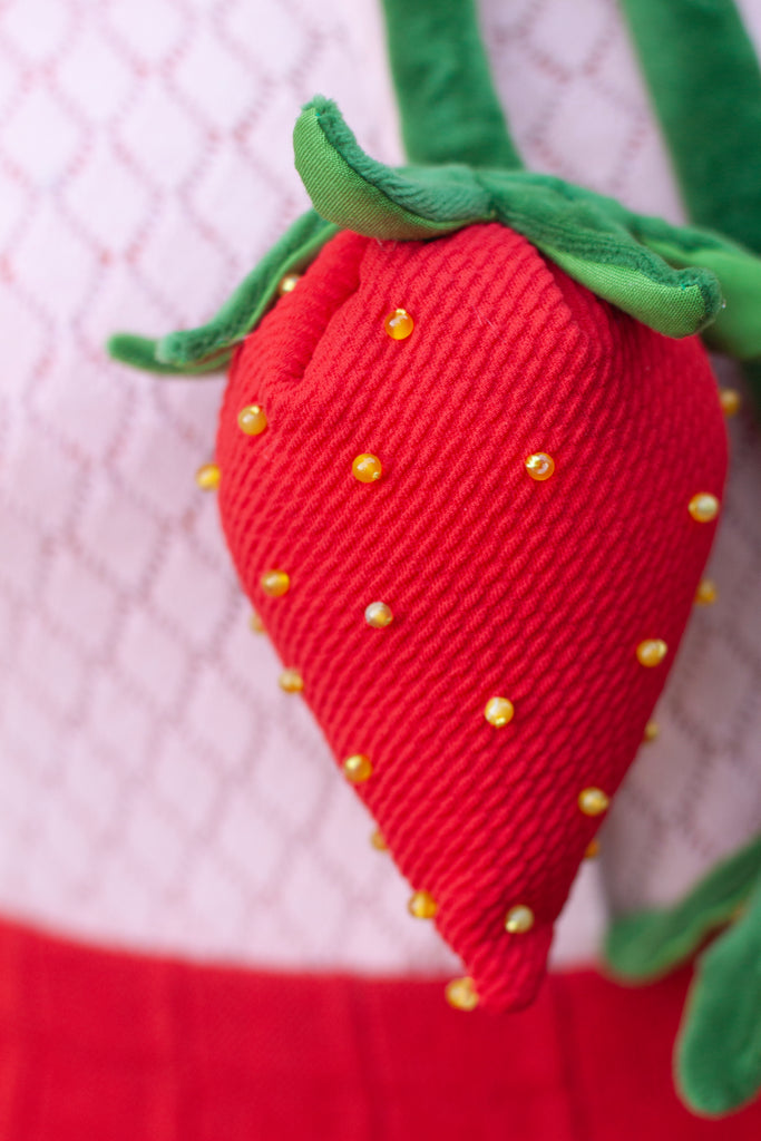 Jumbo strawberry bow tie!