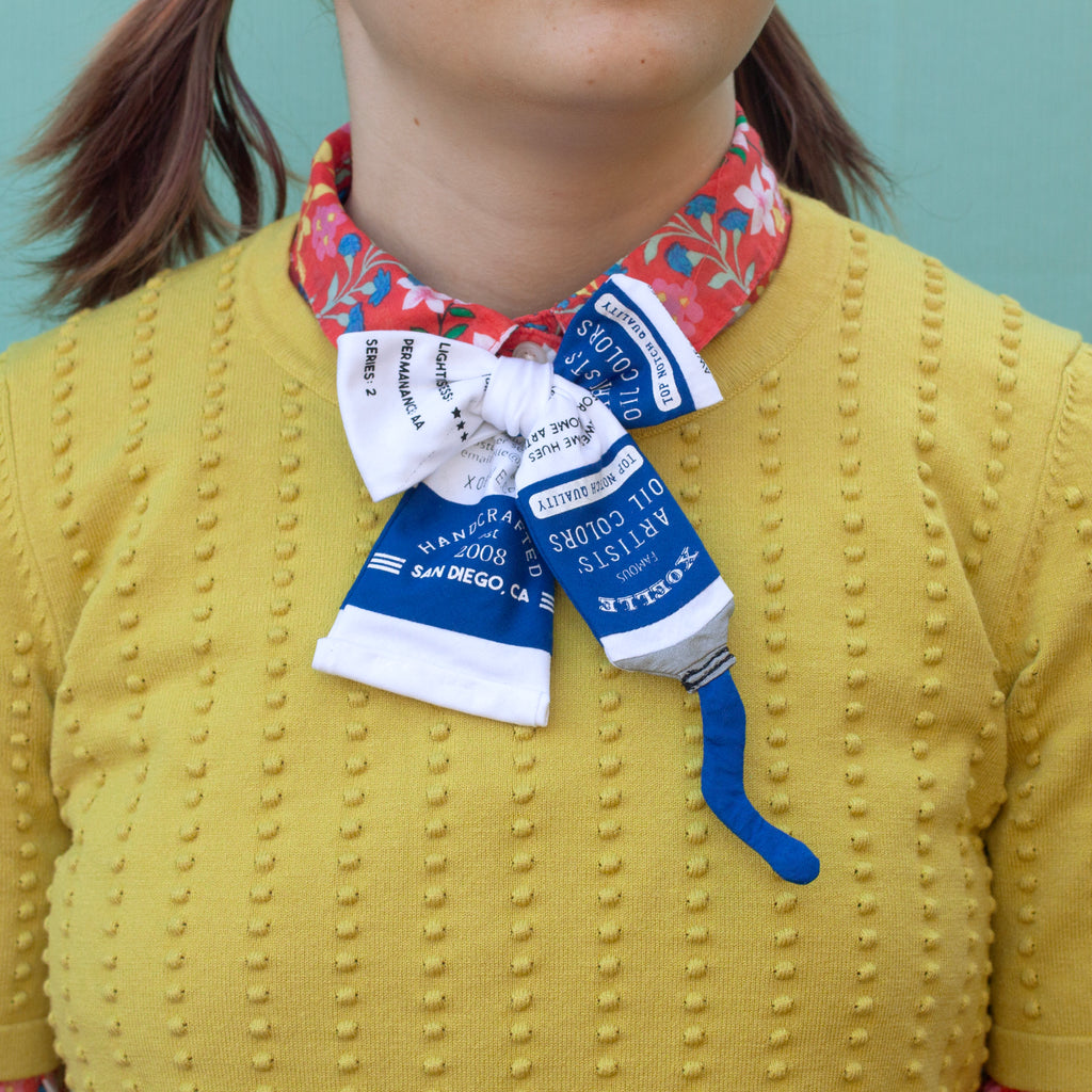 Paint tube bow tie!