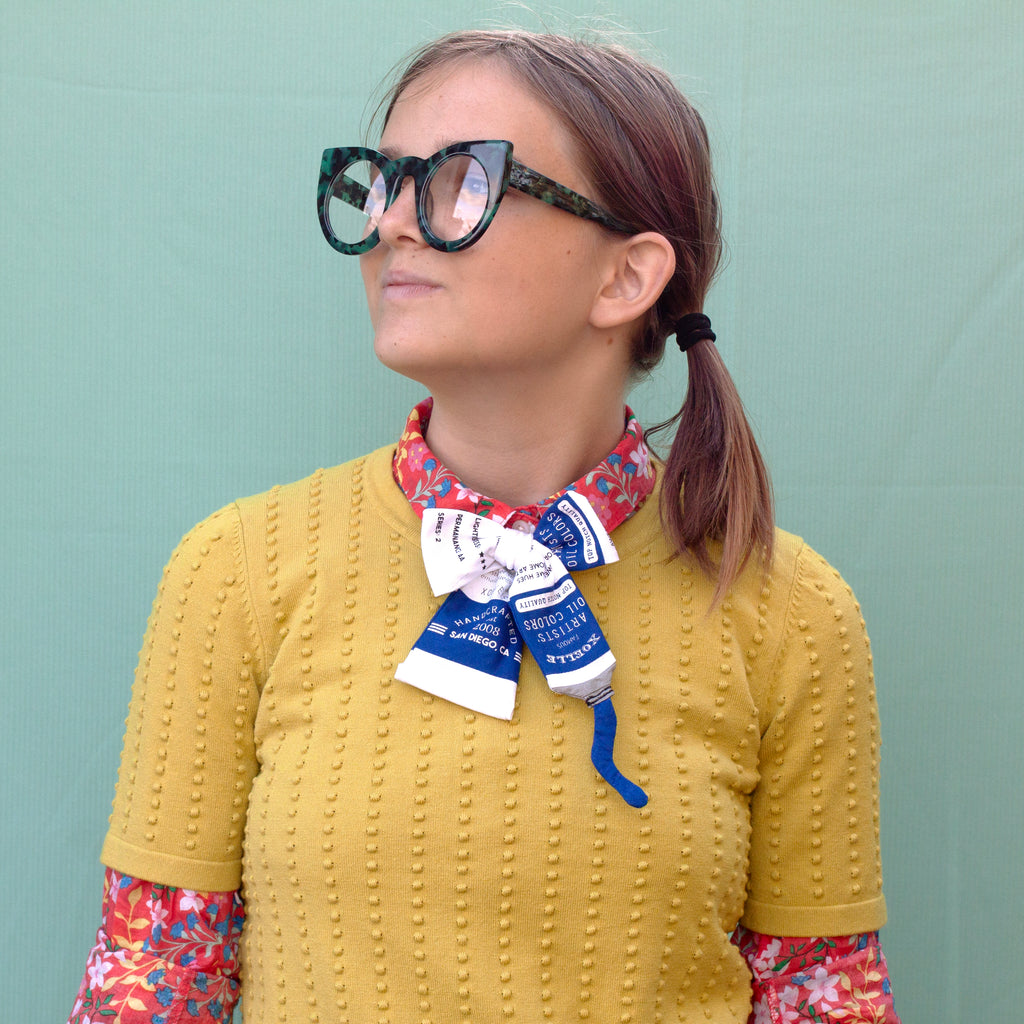 Paint tube bow tie!