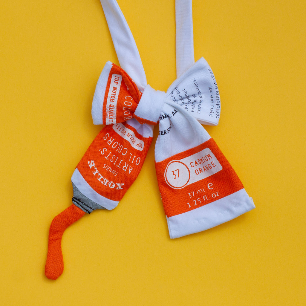 Paint tube bow tie!