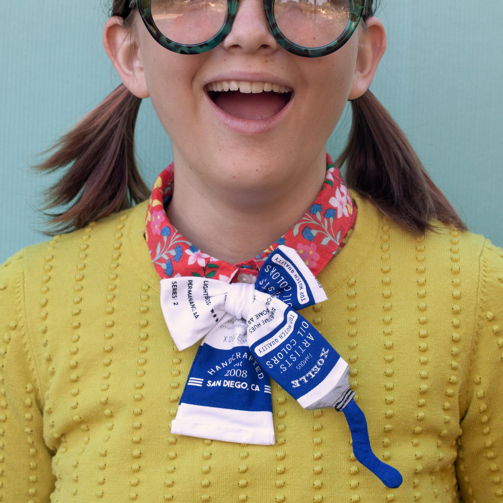 Paint tube bow tie!