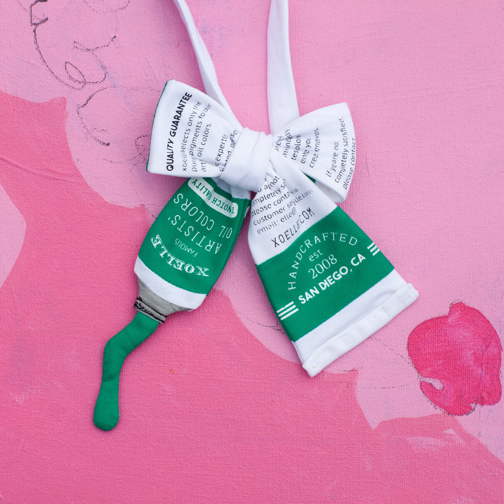 Paint tube bow tie!