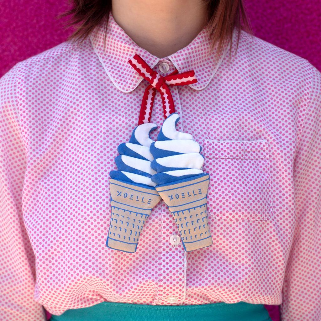 ice cream cone bow tie