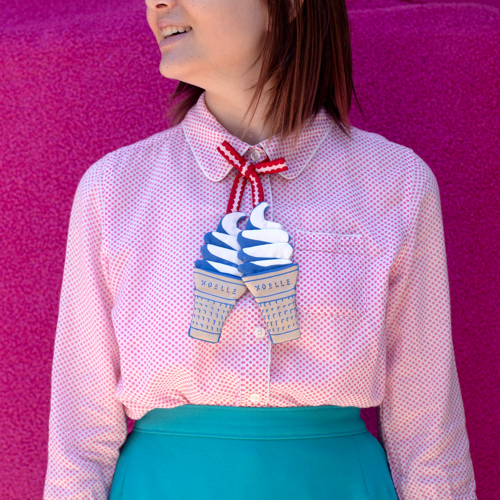 ice cream cone bow tie