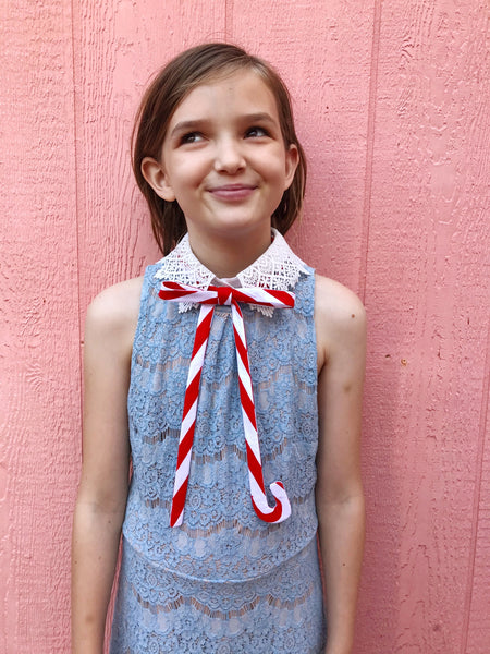 candy cane bow tie