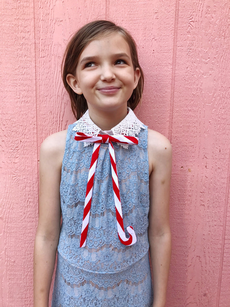 candy cane bow tie