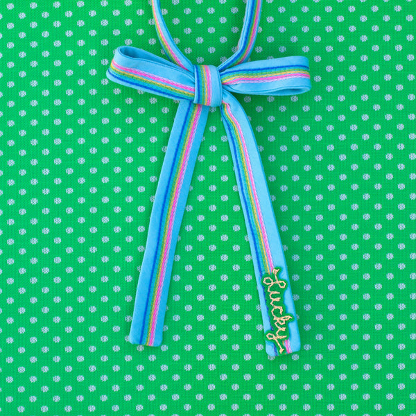 Lucky rainbow bow tie