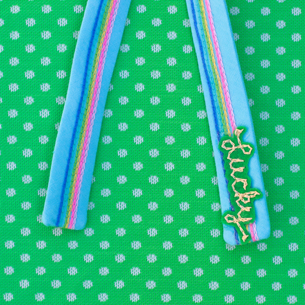 Lucky rainbow bow tie