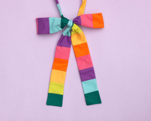 rainbow bow tie