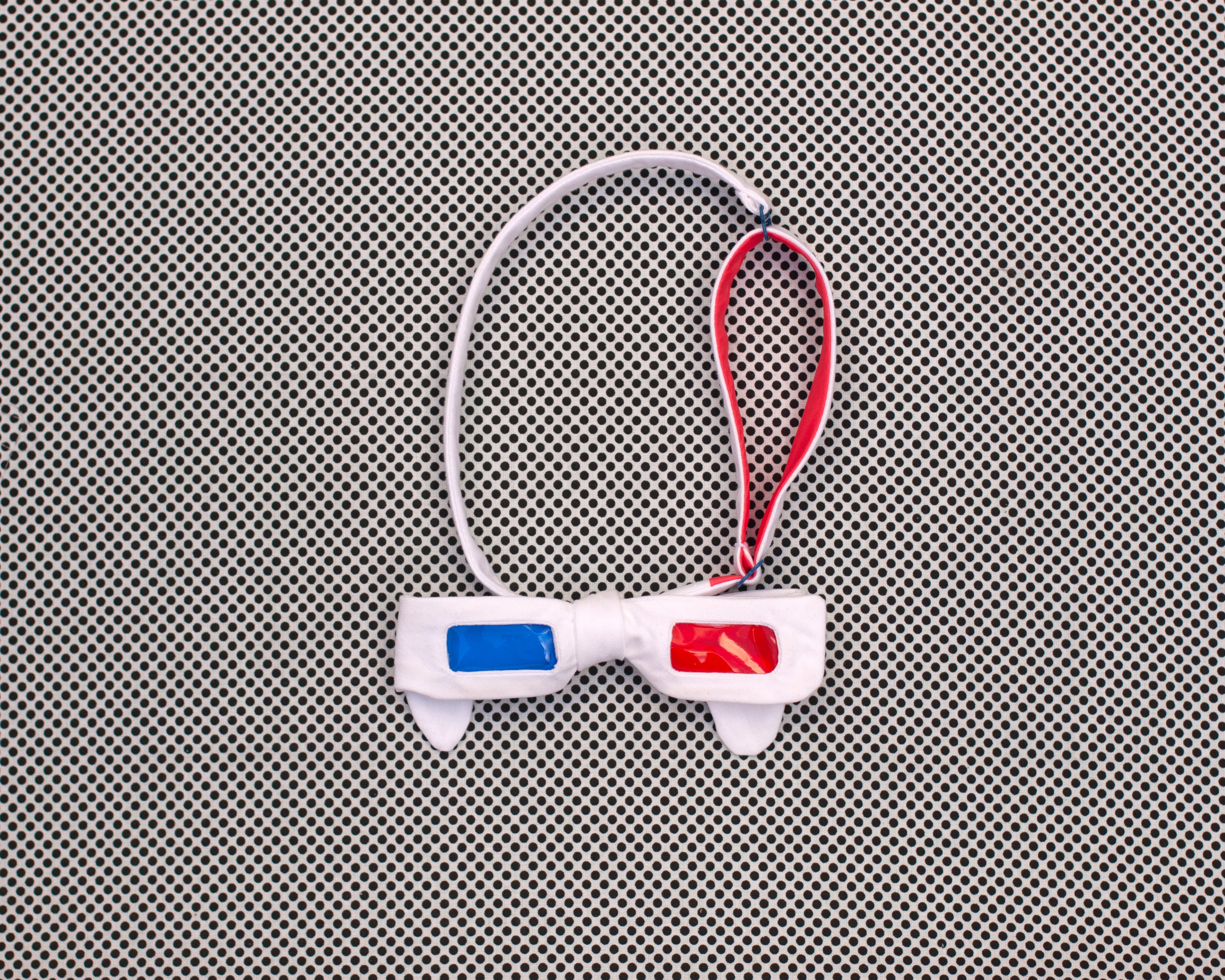 3D glasses bow tie