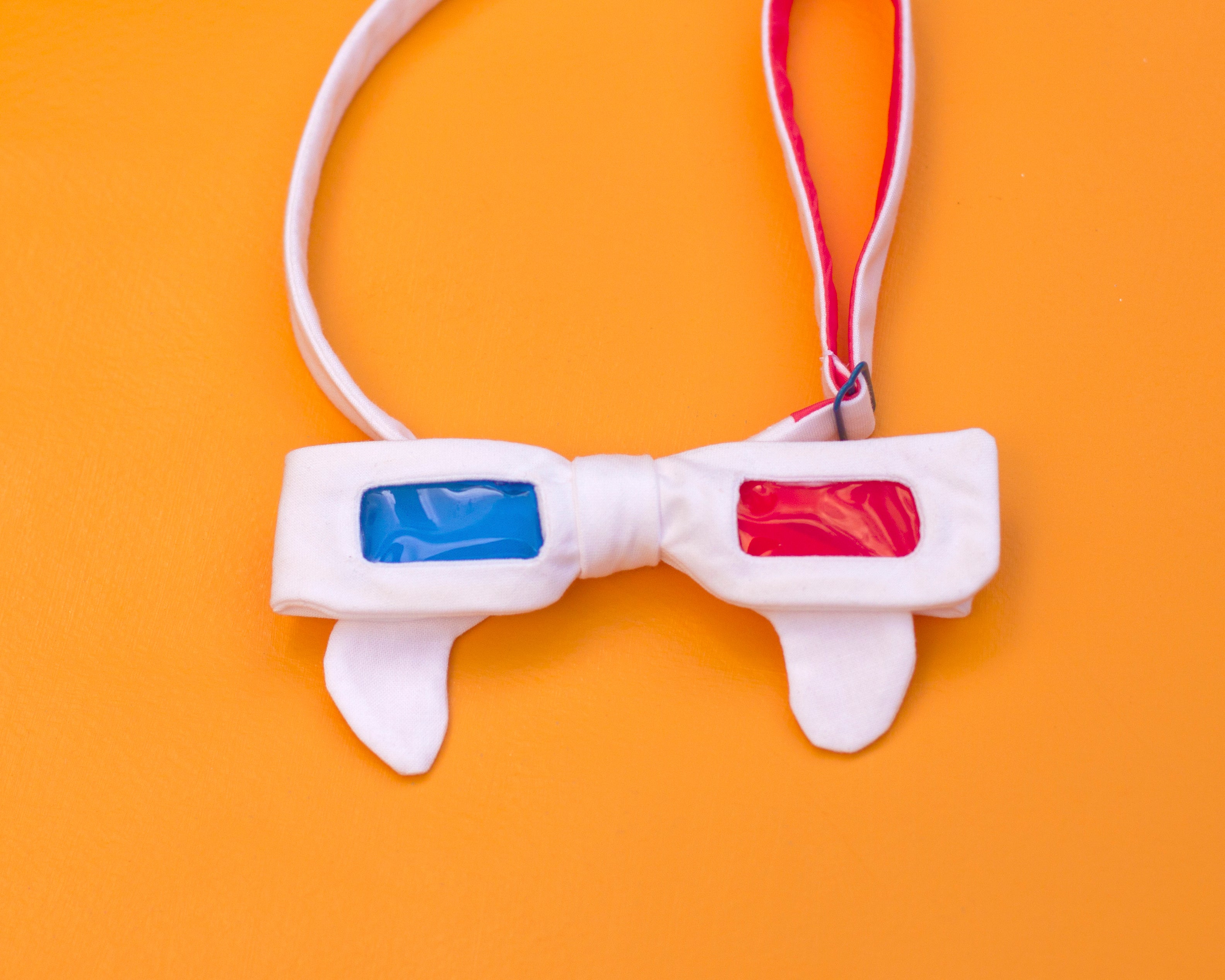 3D glasses bow tie
