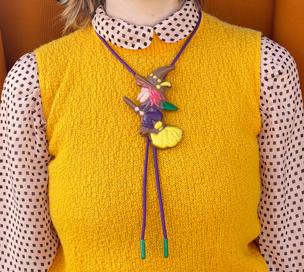 Witch pop bolo tie