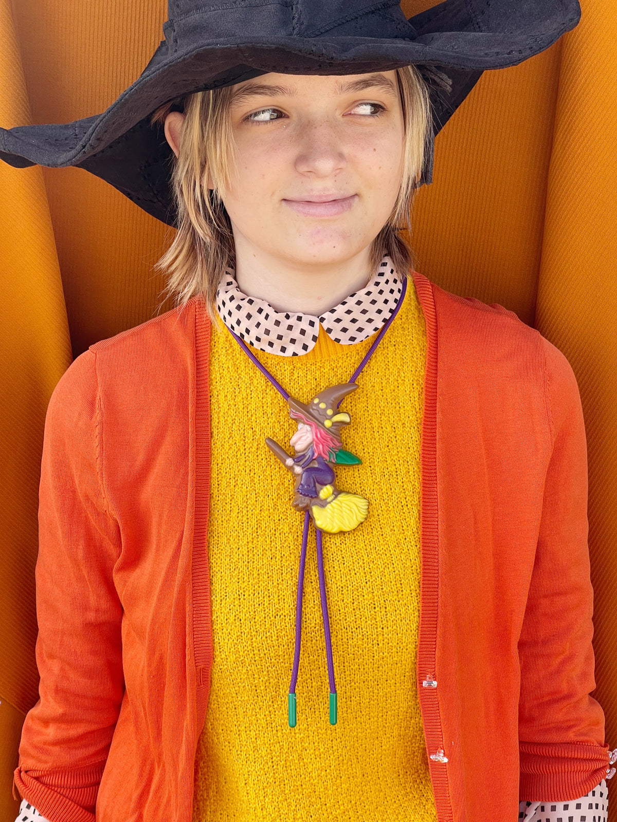 Witch pop bolo tie
