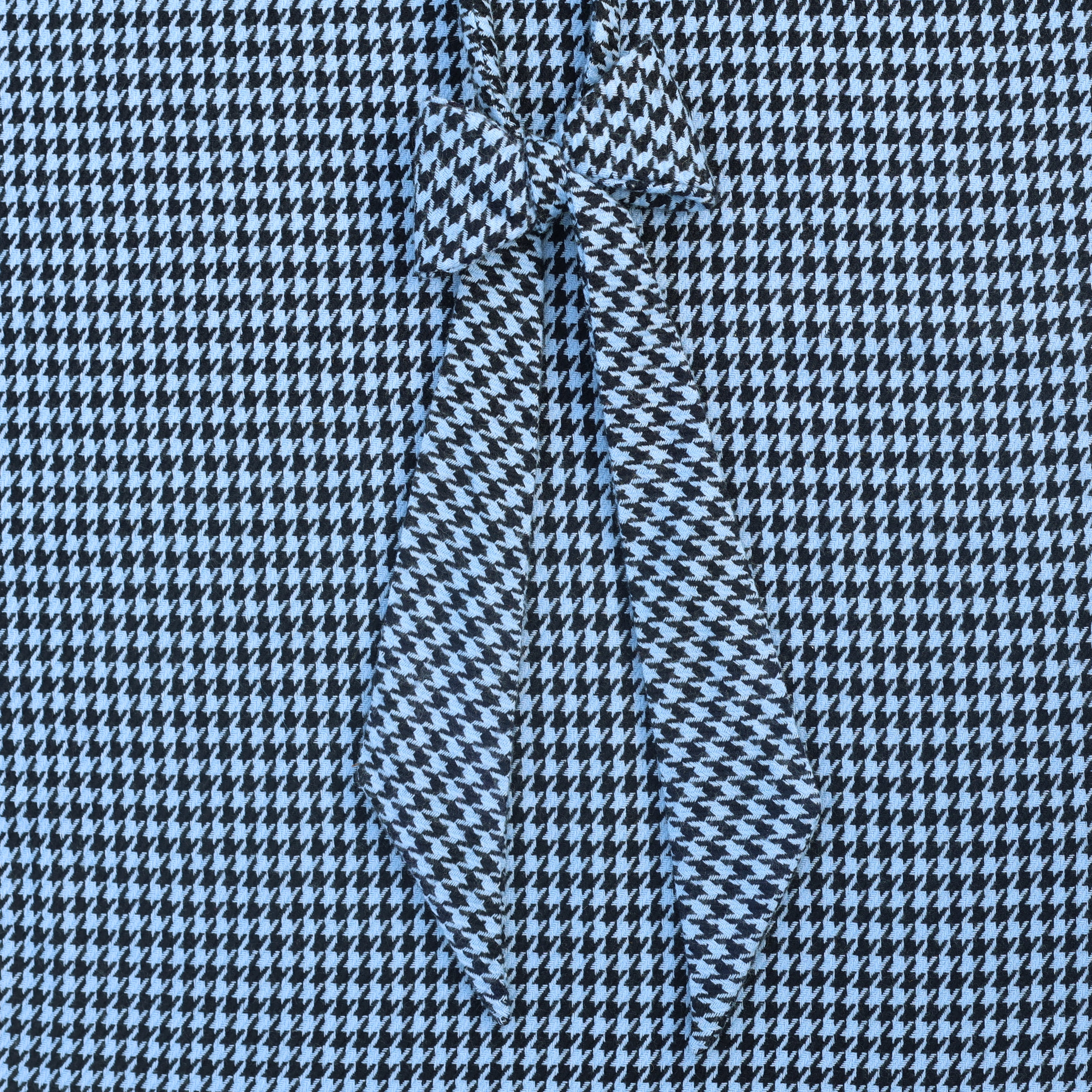 blue houndstooth bow tie