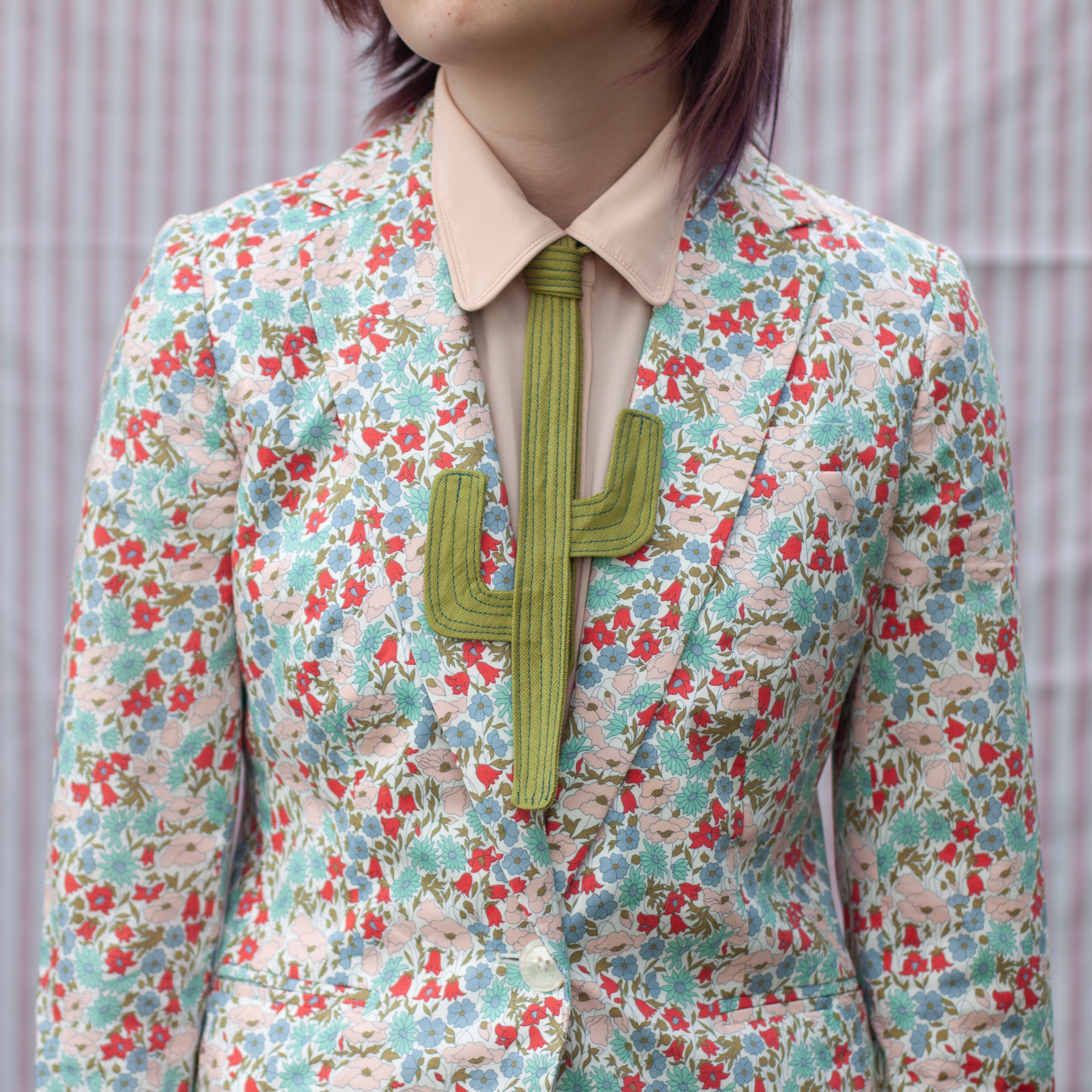 cactus tie!  March's rad tie of the month!