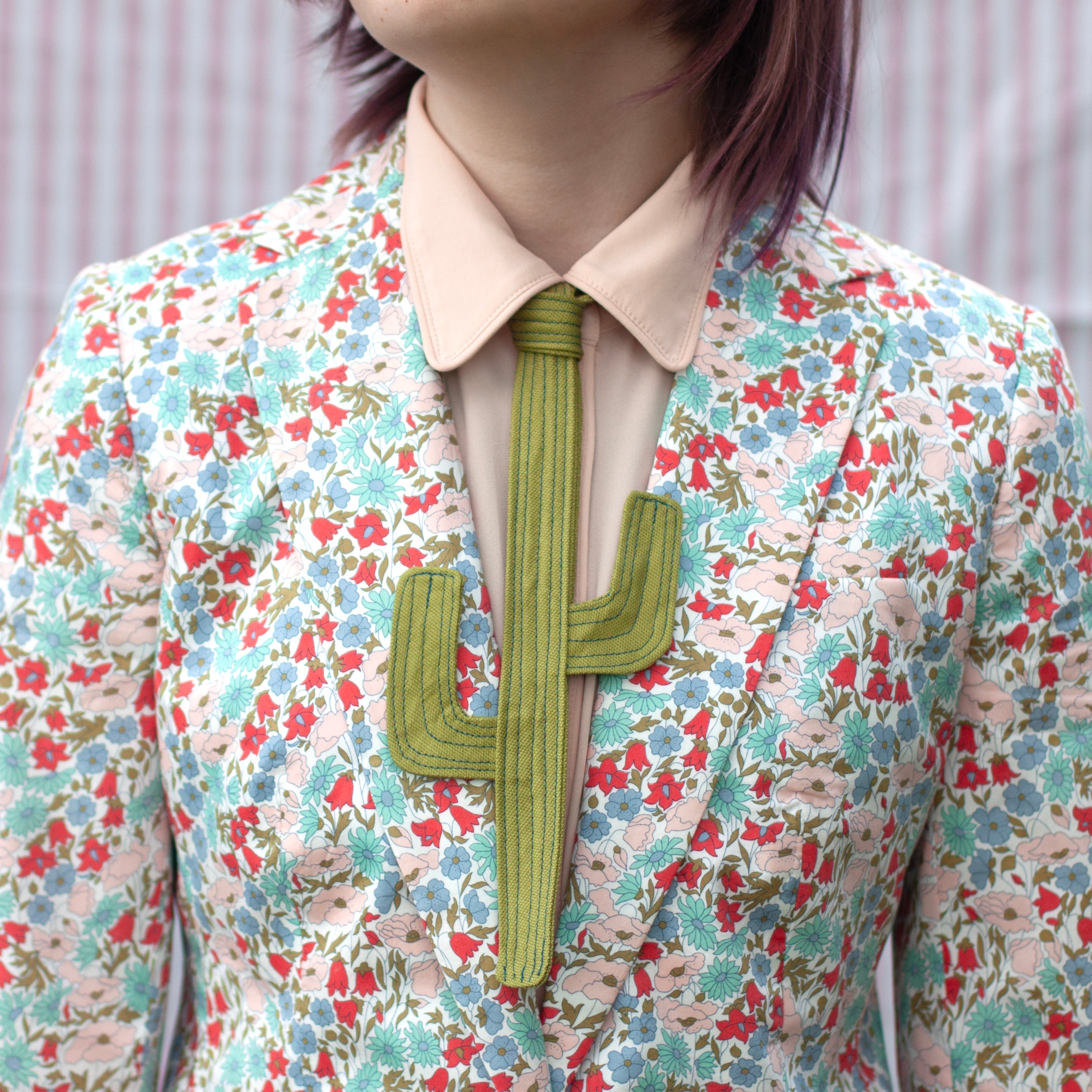 cactus tie!  March's rad tie of the month!