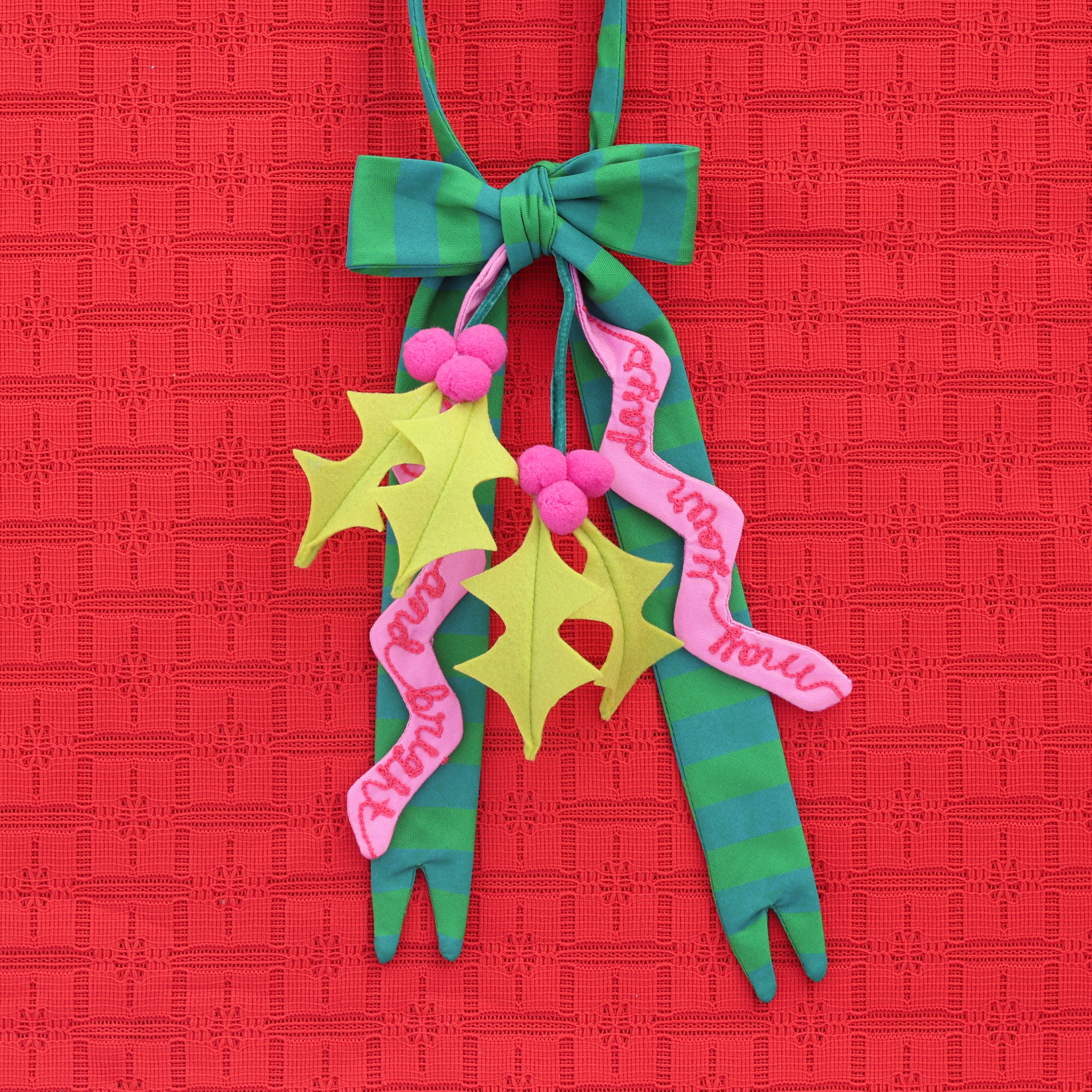 happy holidays bow tie