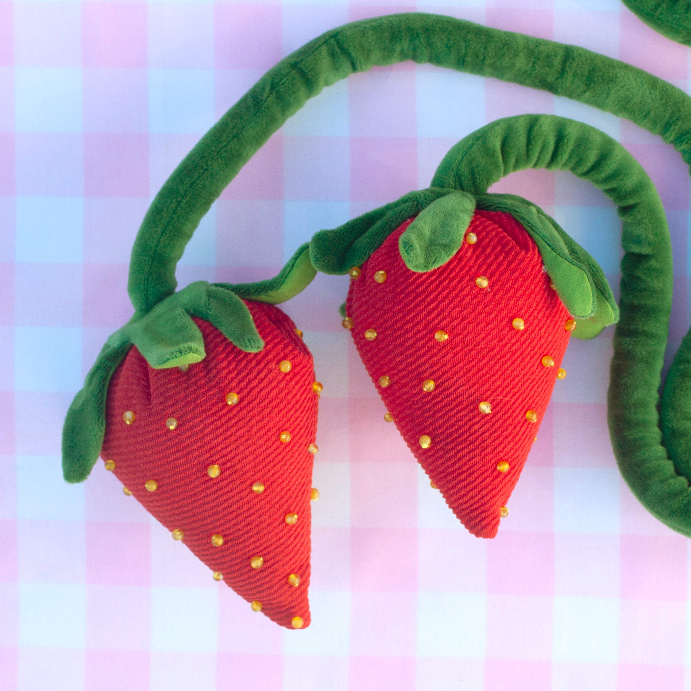 Jumbo strawberry bow tie!