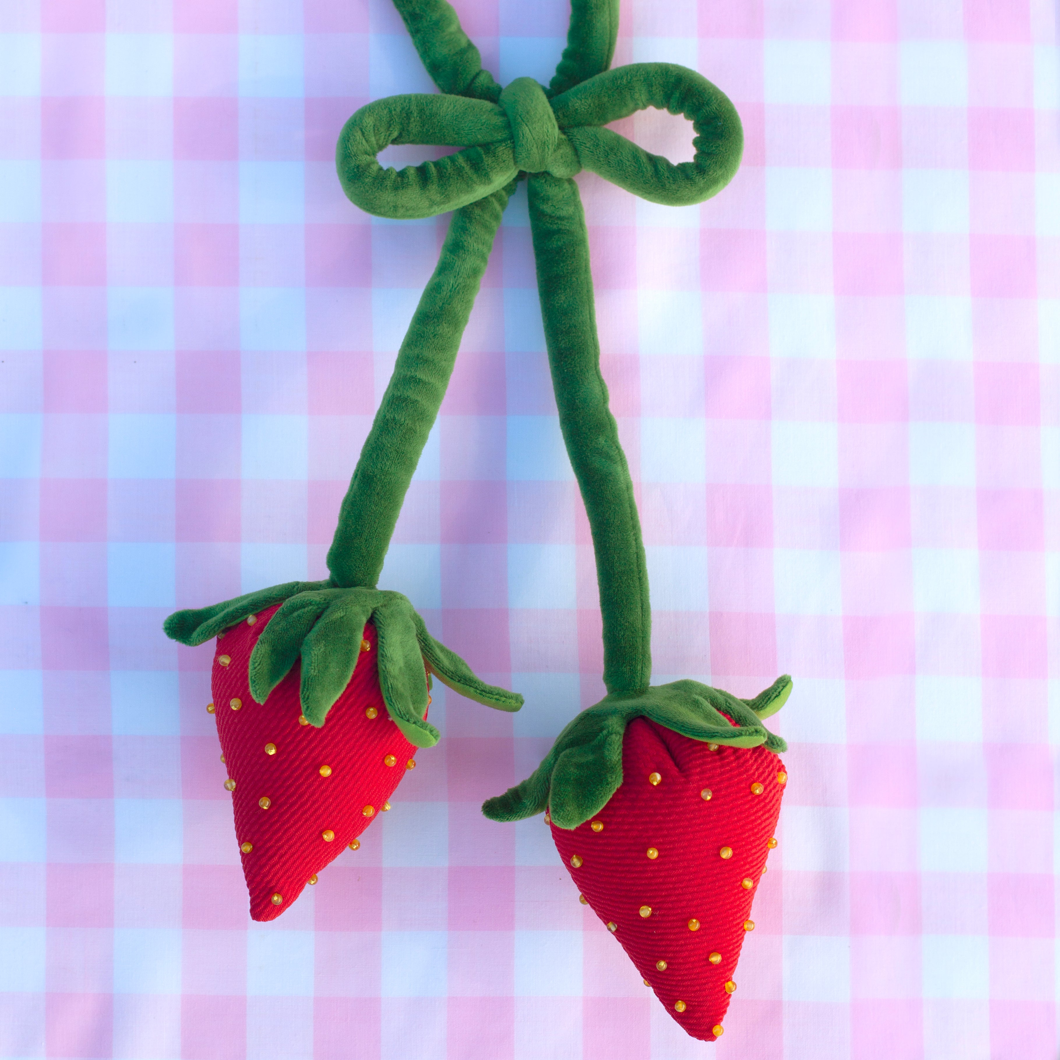 Jumbo strawberry bow tie!
