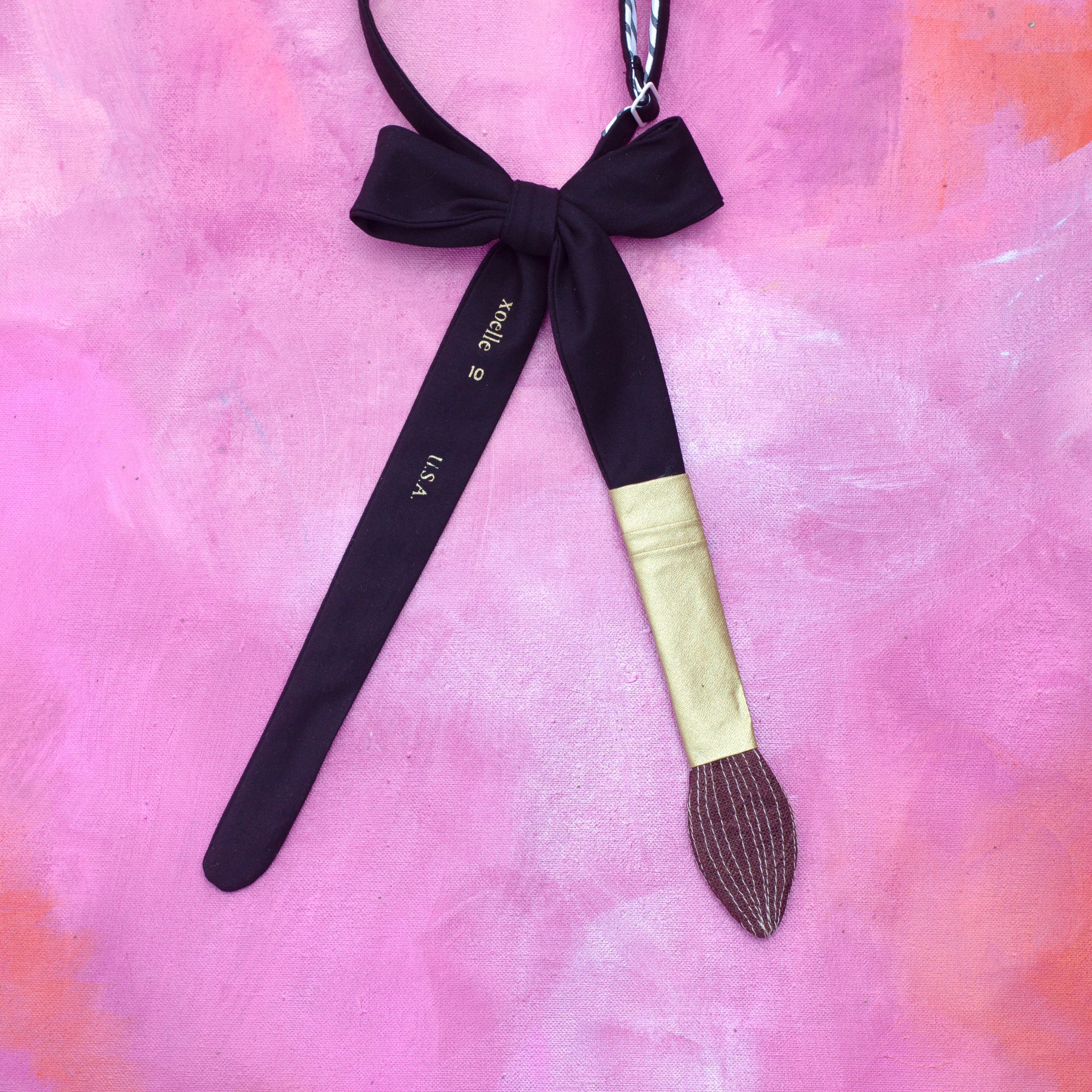paintbrush bow tie