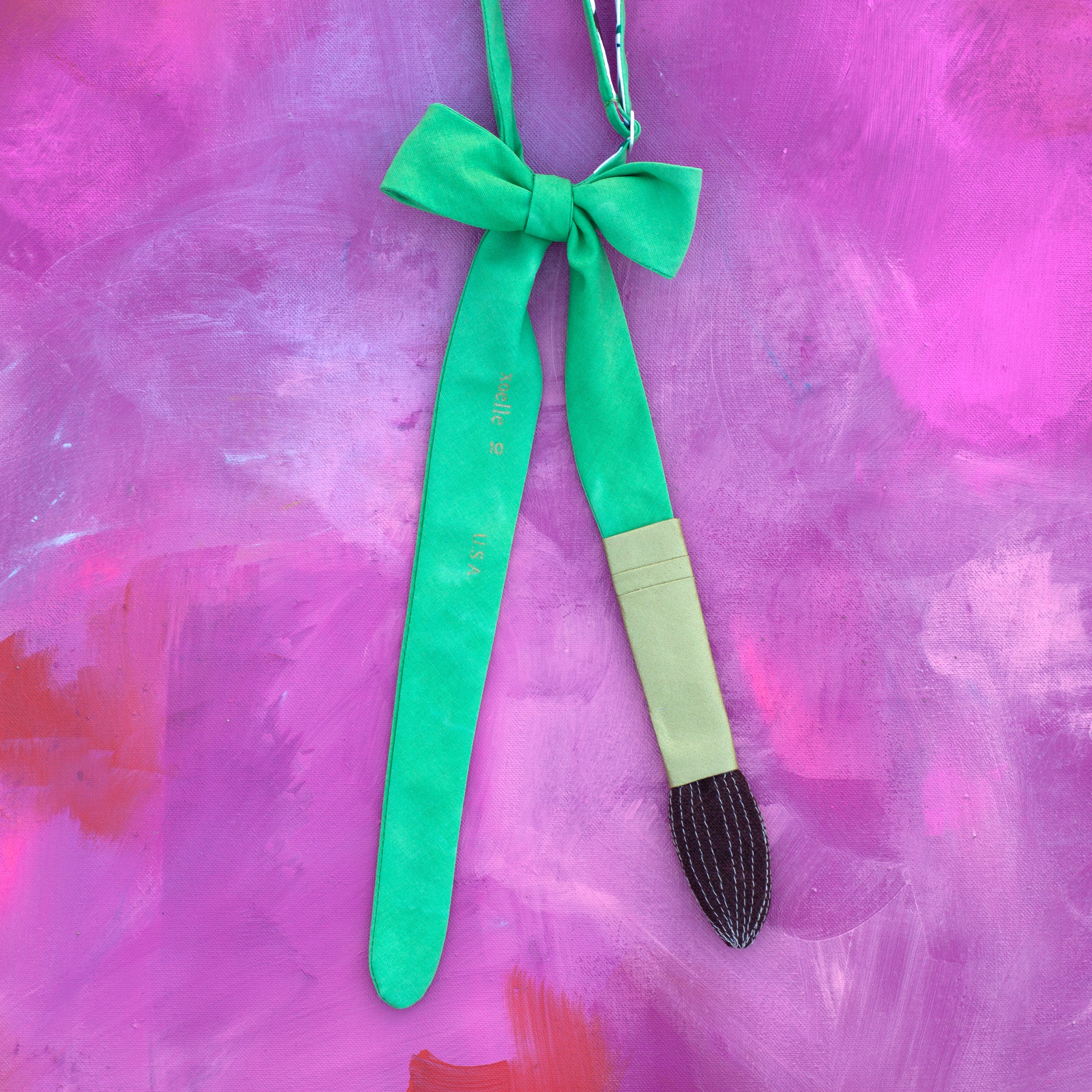 paintbrush bow tie