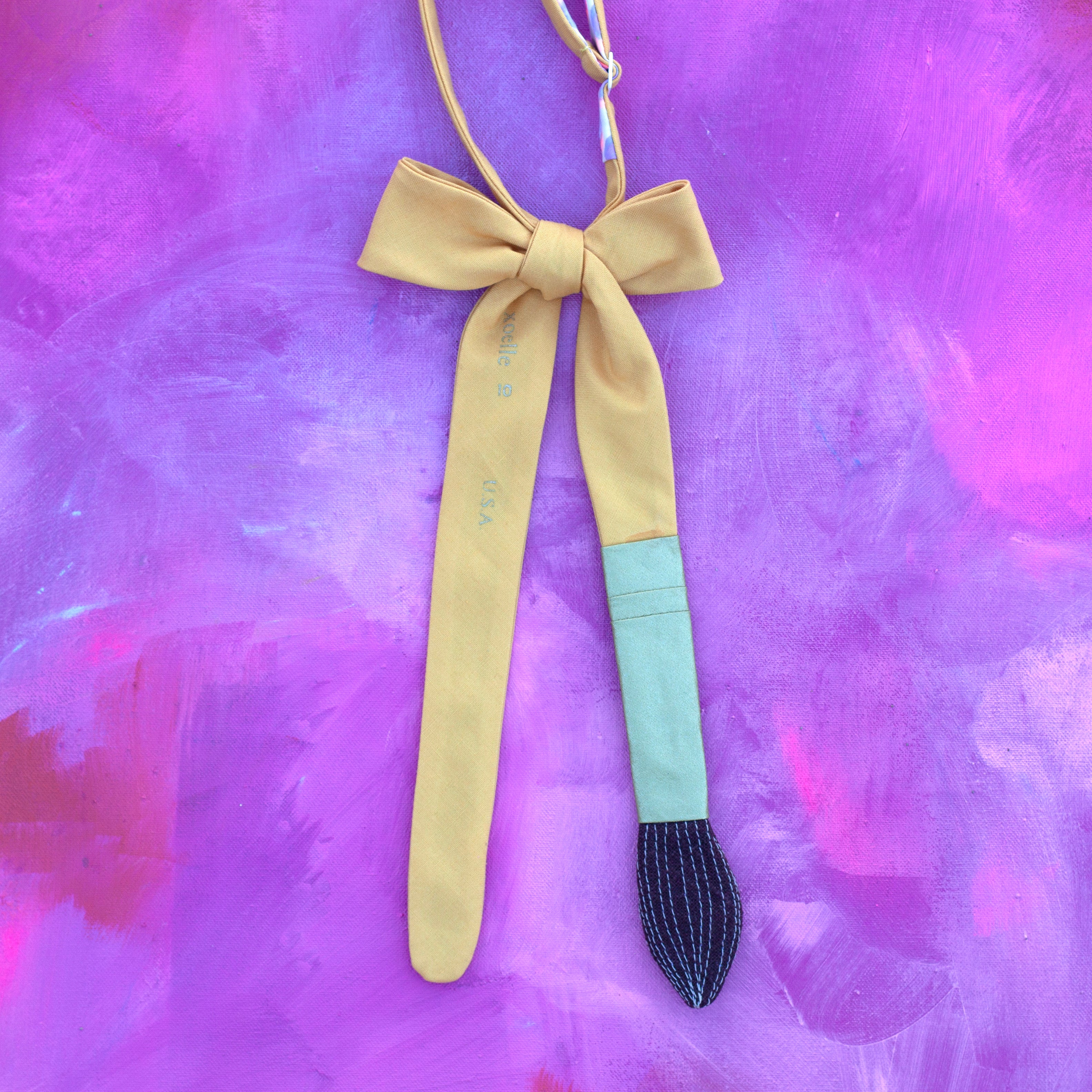 paintbrush bow tie