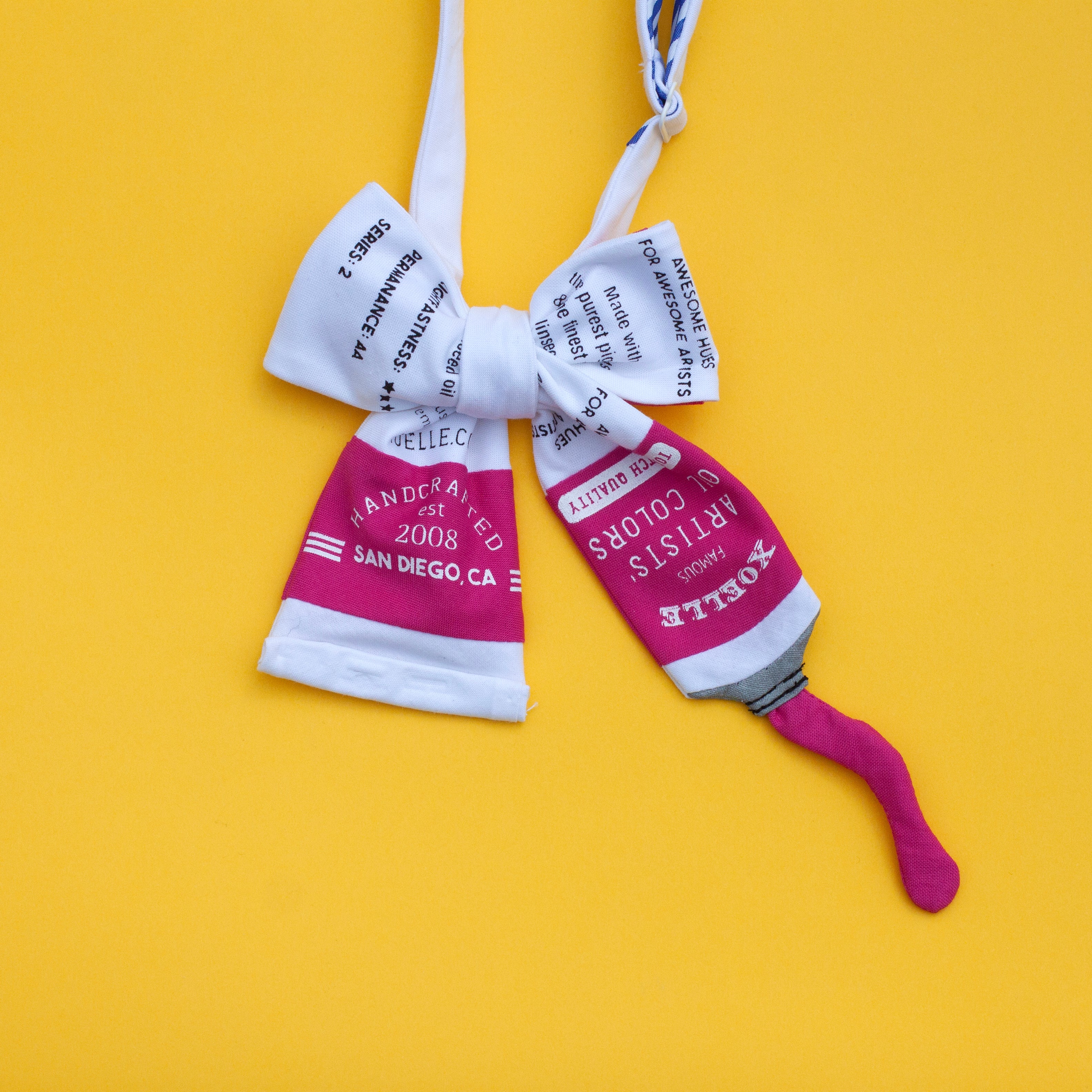 Paint tube bow tie!