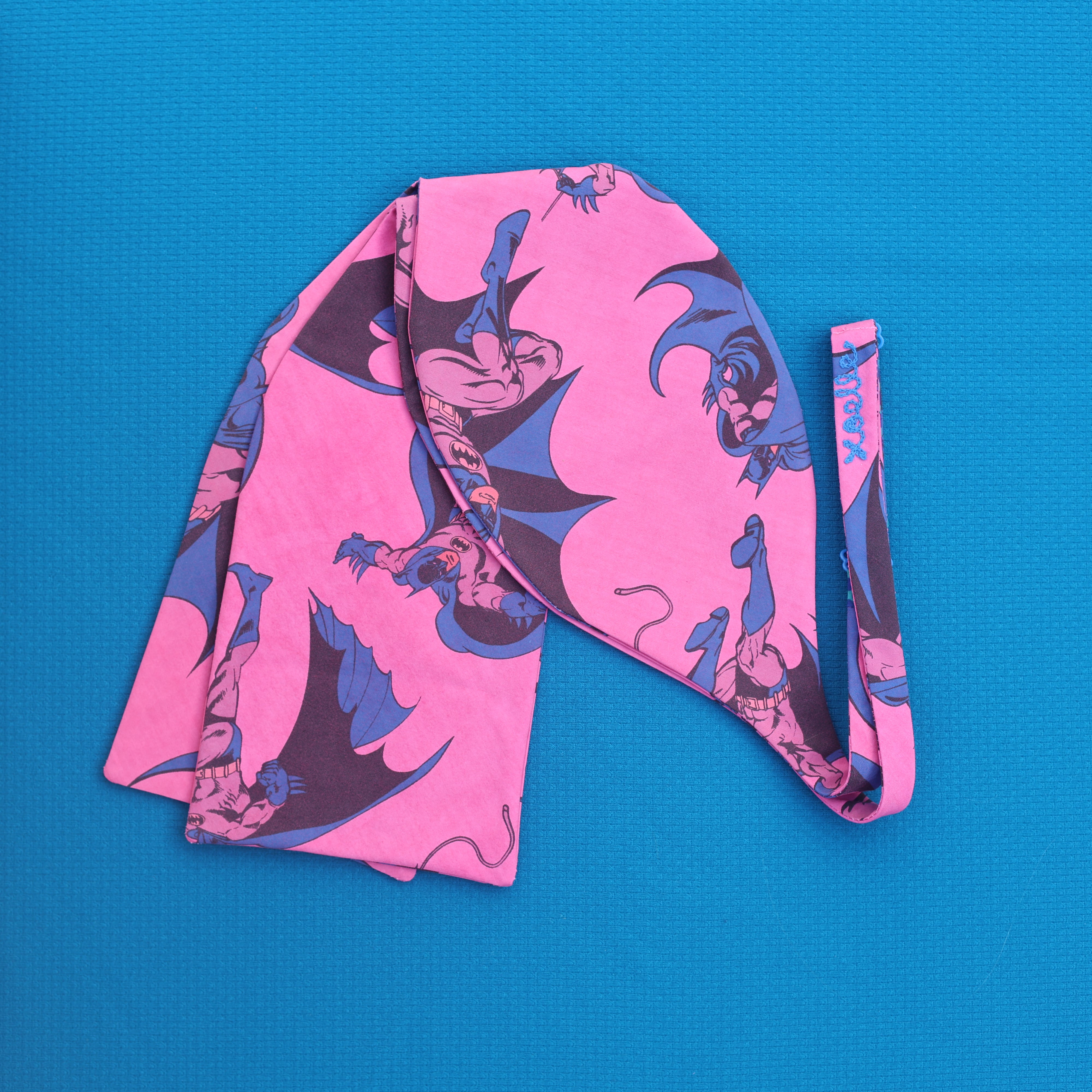 hot pink batman bow tie