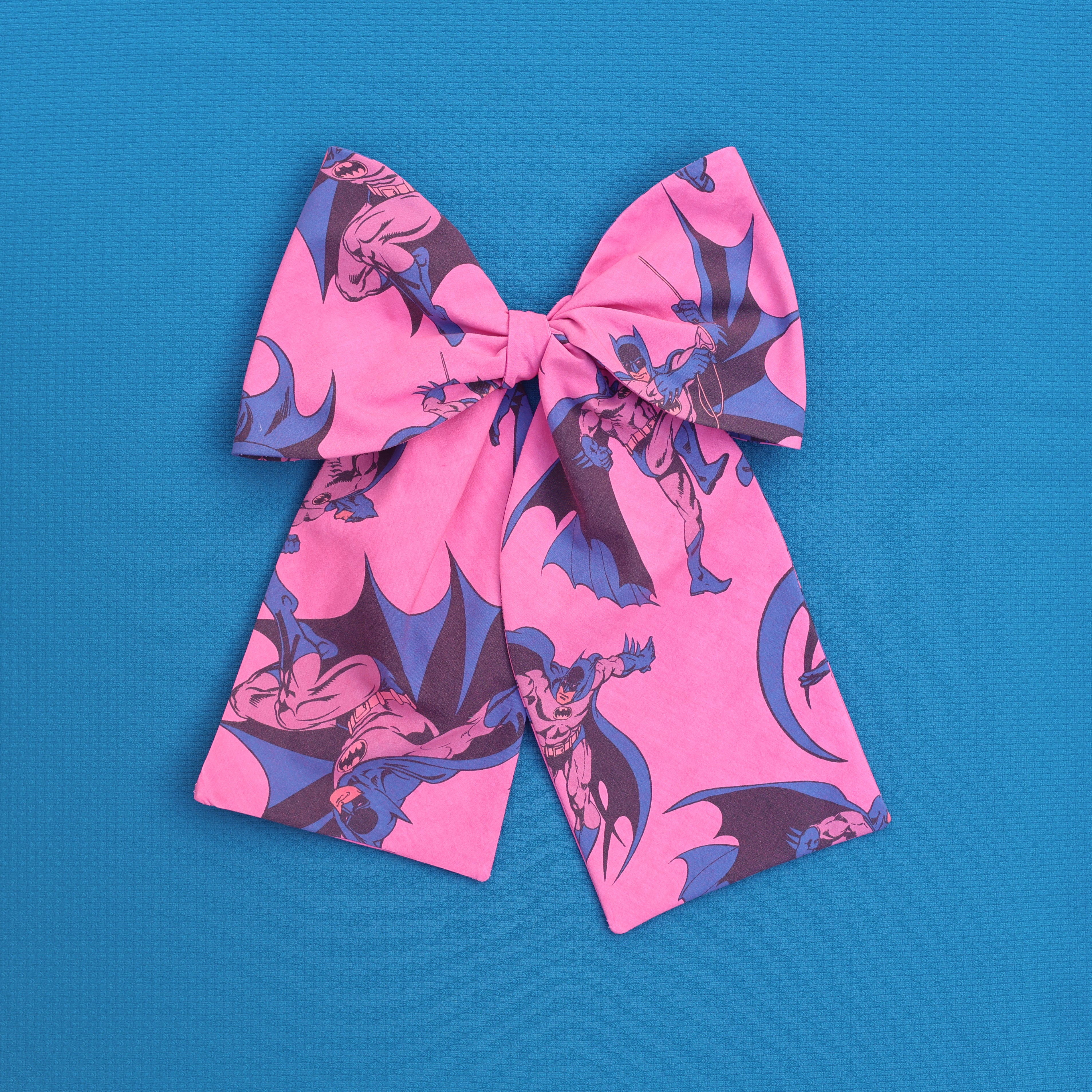 hot pink batman bow tie