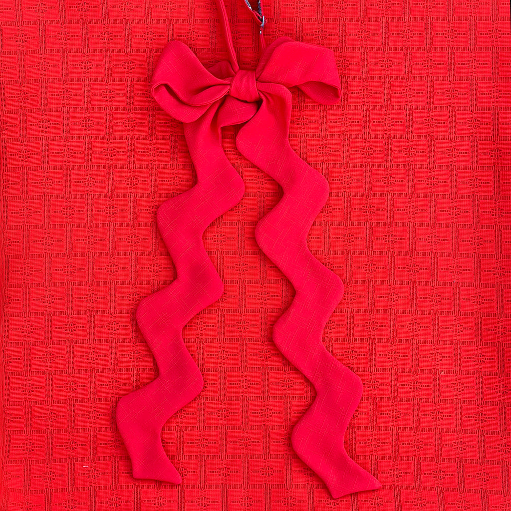 Jumbo rick rack bow tie!