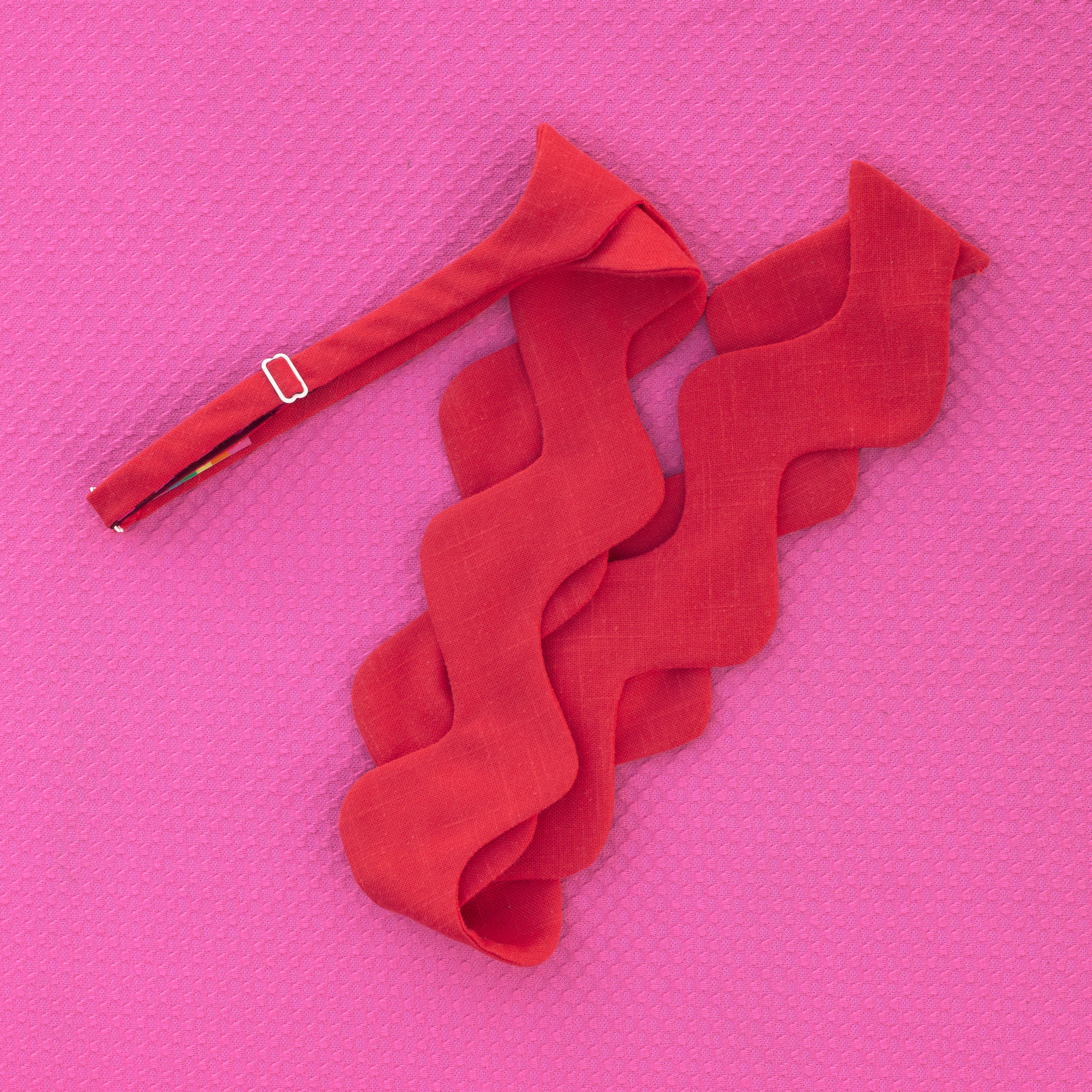 Jumbo rick rack bow tie!