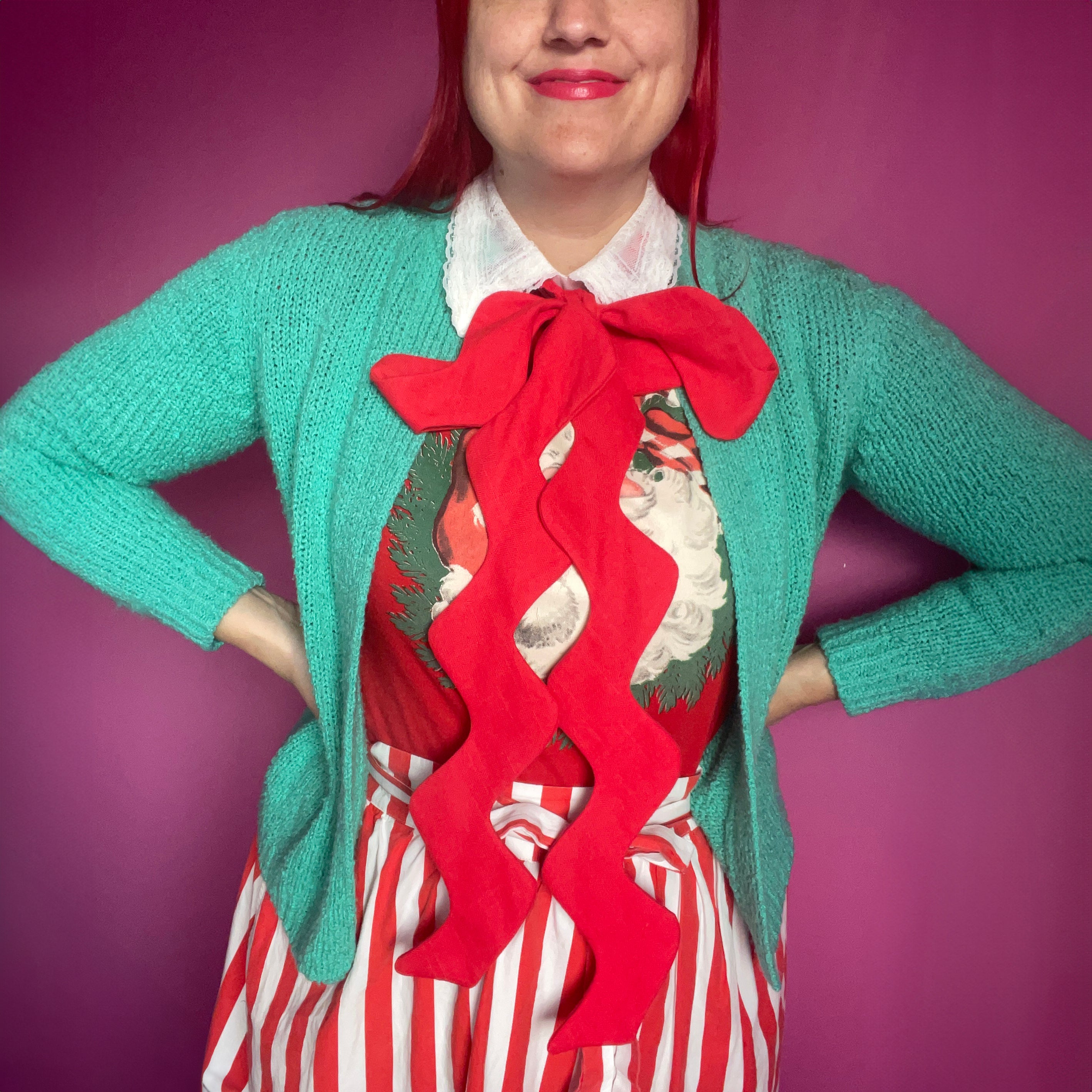 Jumbo rick rack bow tie!