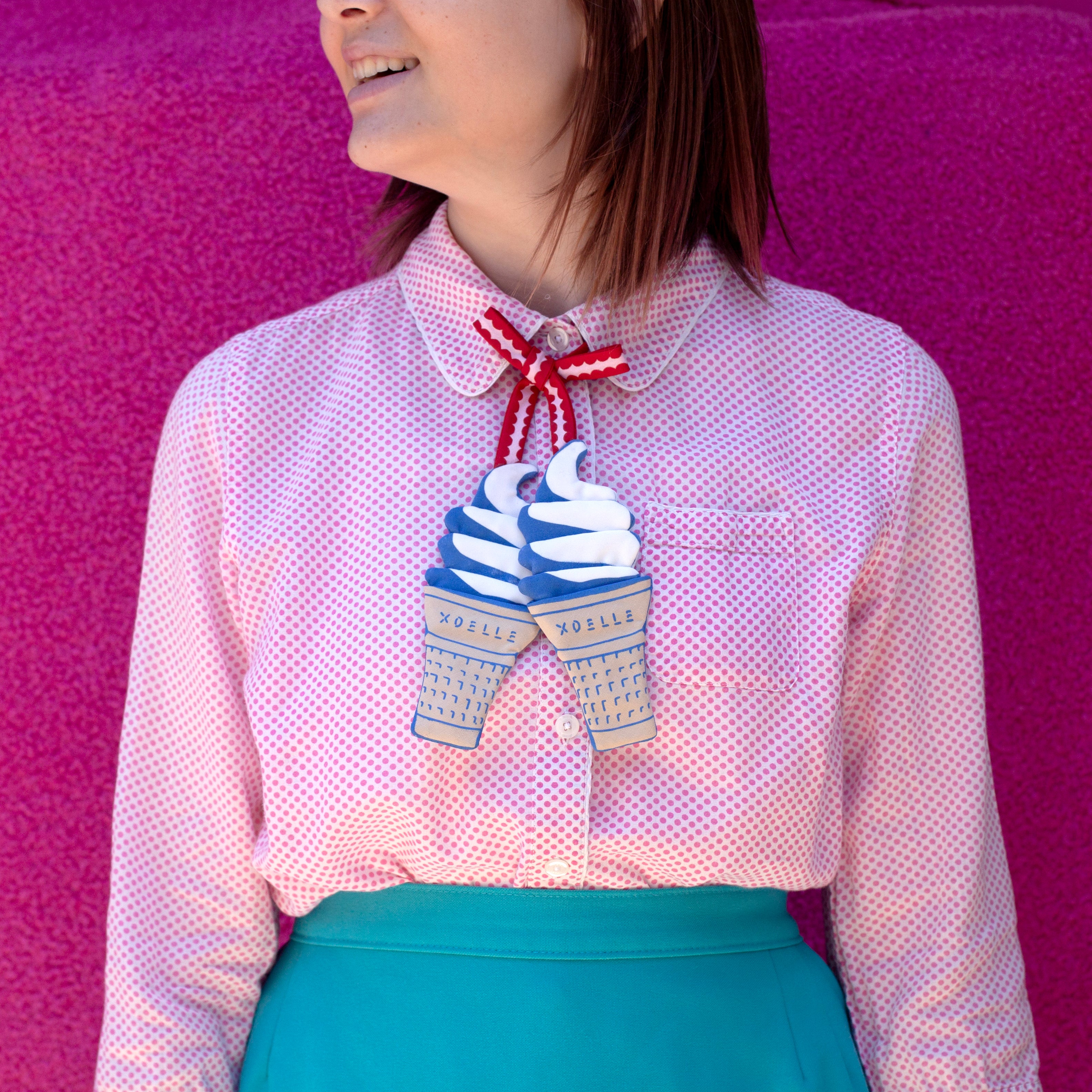 ice cream cone bow tie