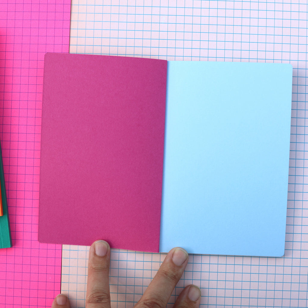 custom chain stitching on an Ugly Book sketchbook