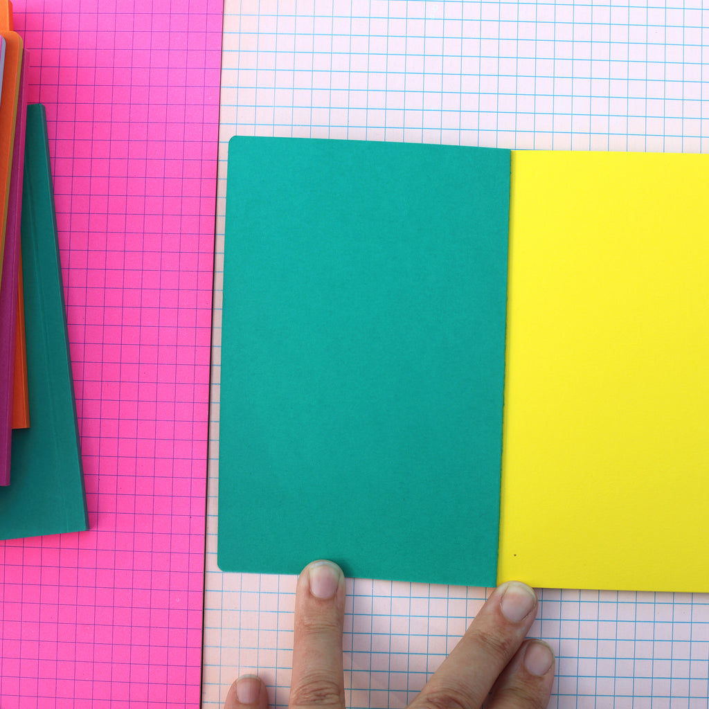 custom chain stitching on an Ugly Book sketchbook