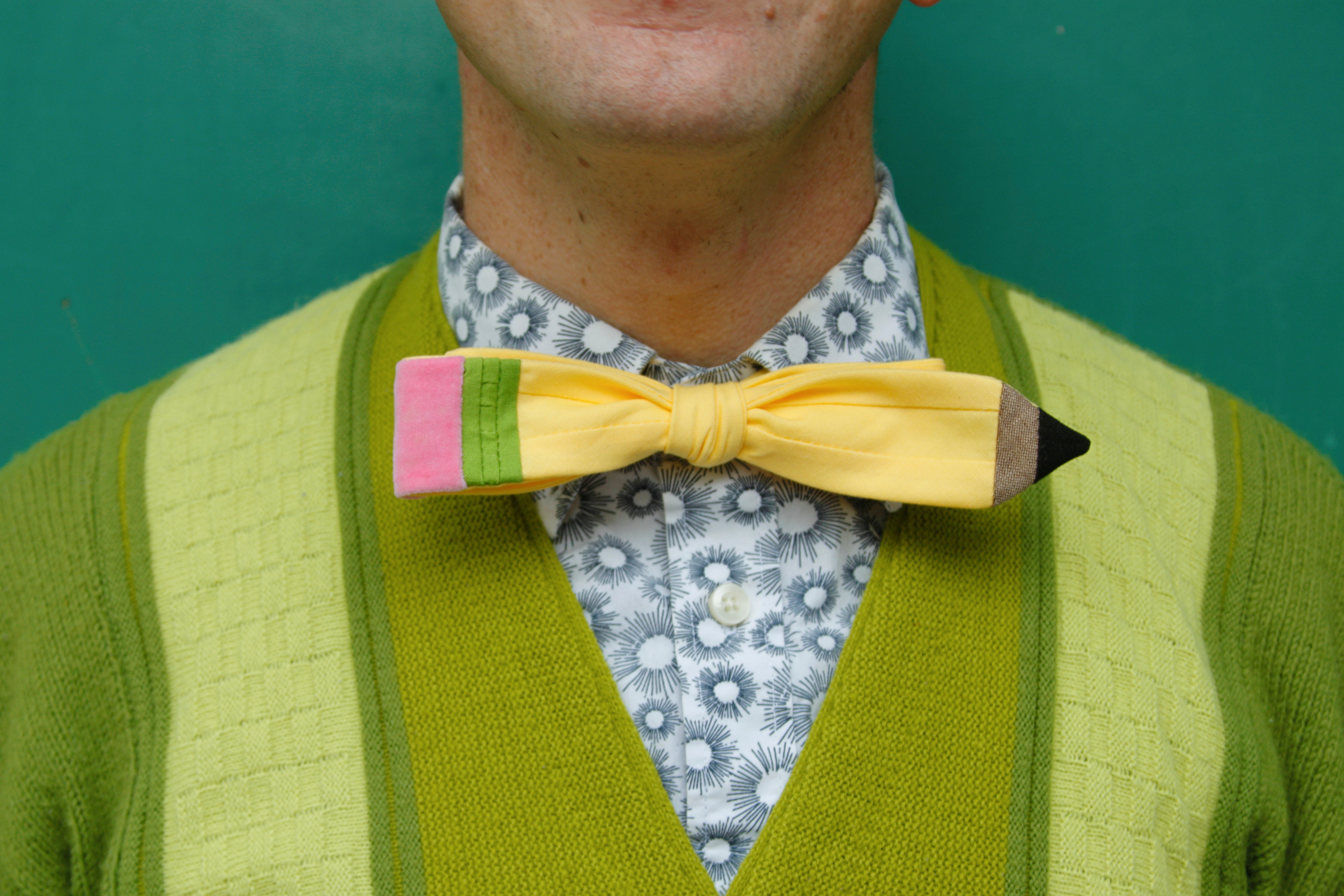 Pencil bow tie