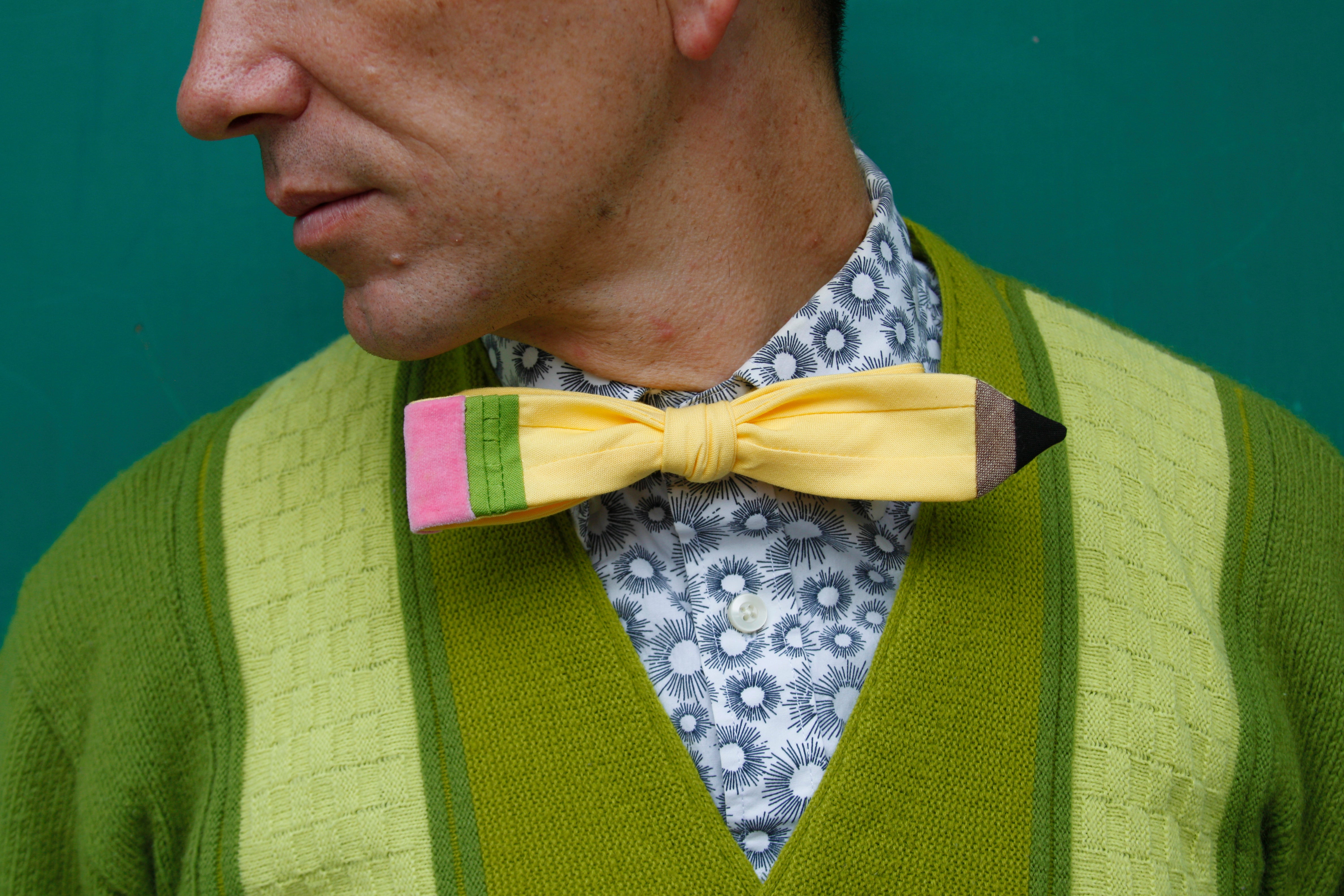 Pencil bow tie