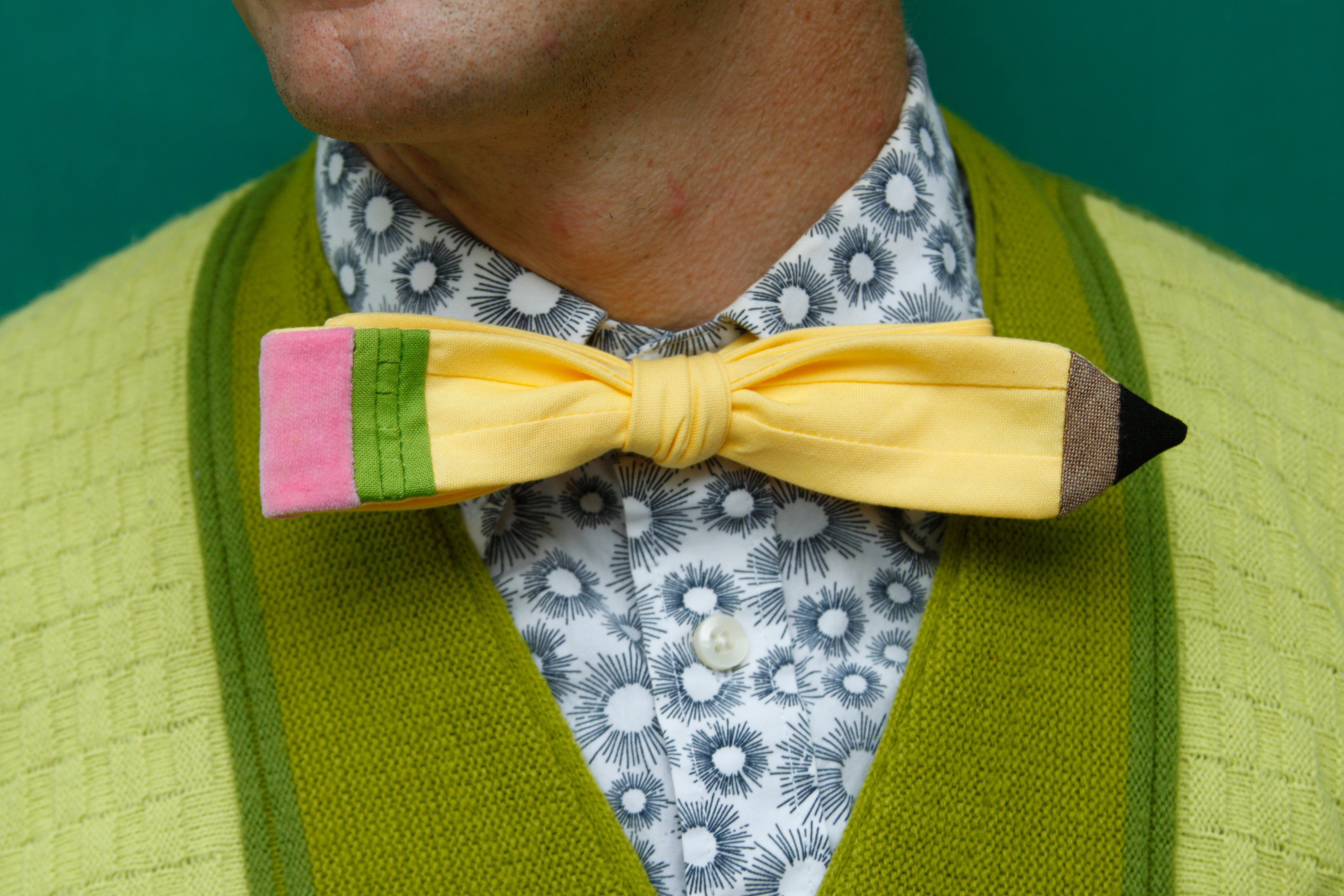 Pencil bow tie