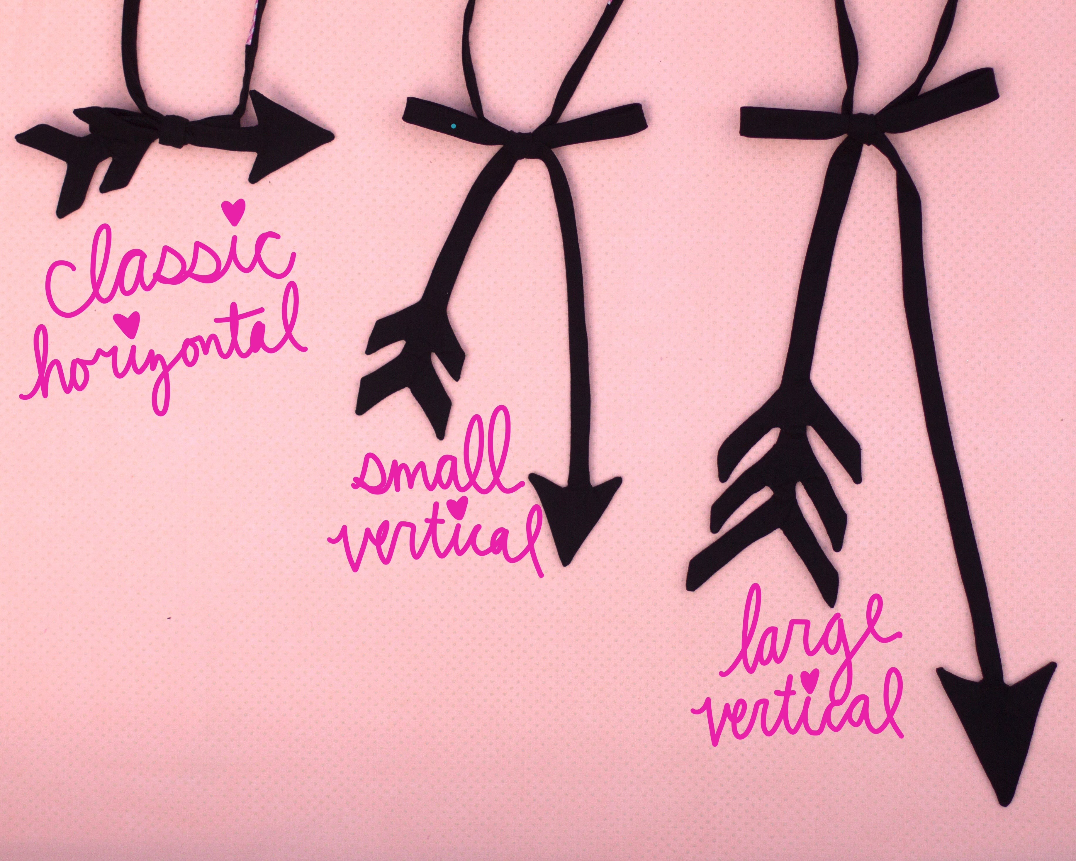 Cupid's arrow bow tie // Valentine's Day bow tie for ladies & gents!