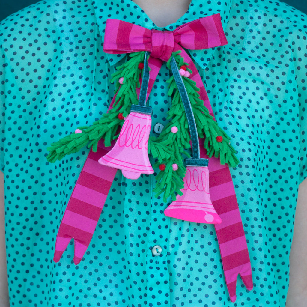 Holiday cheer bow tie- November's bow tie of the month!