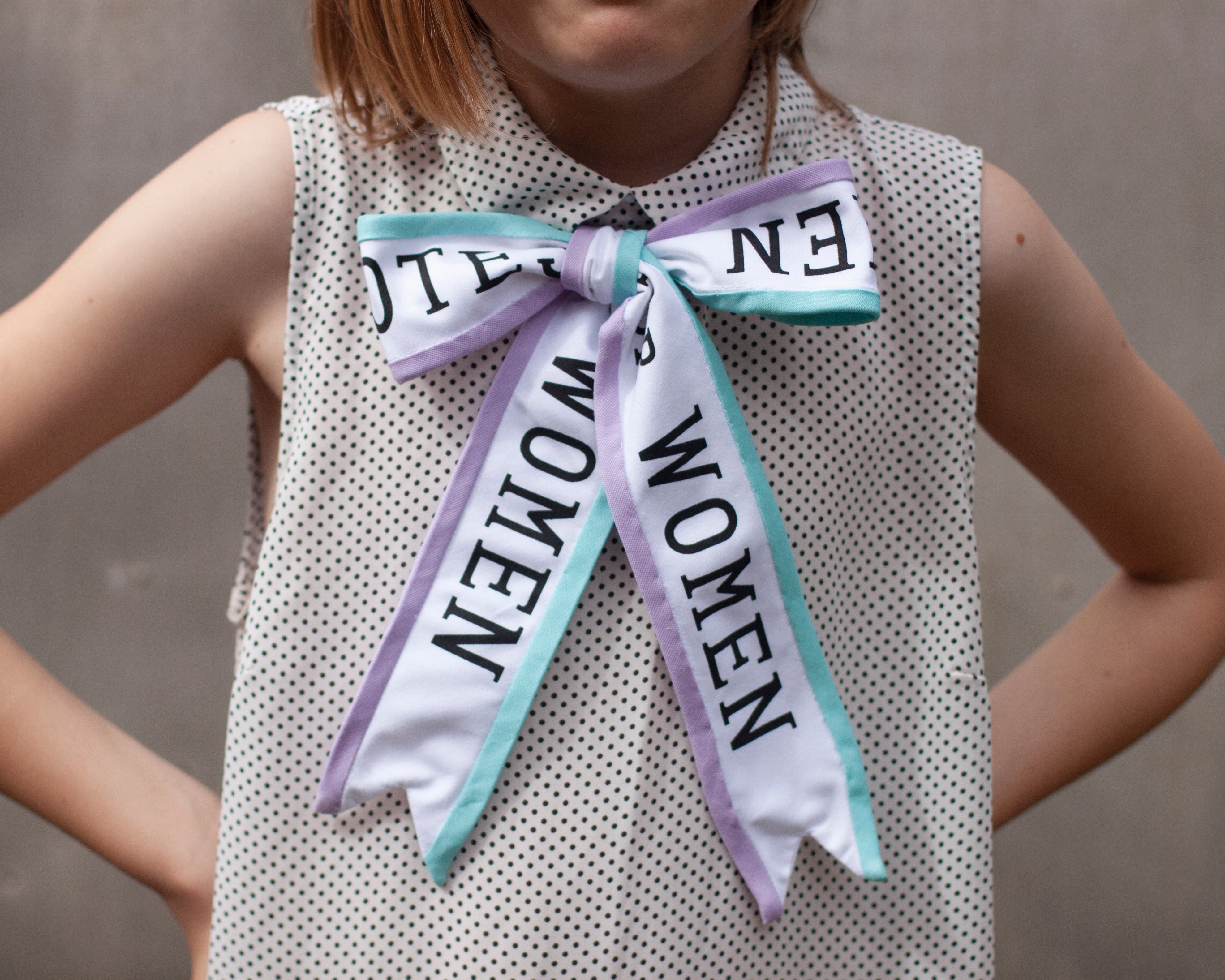 VOTES for WOMEN bow tie