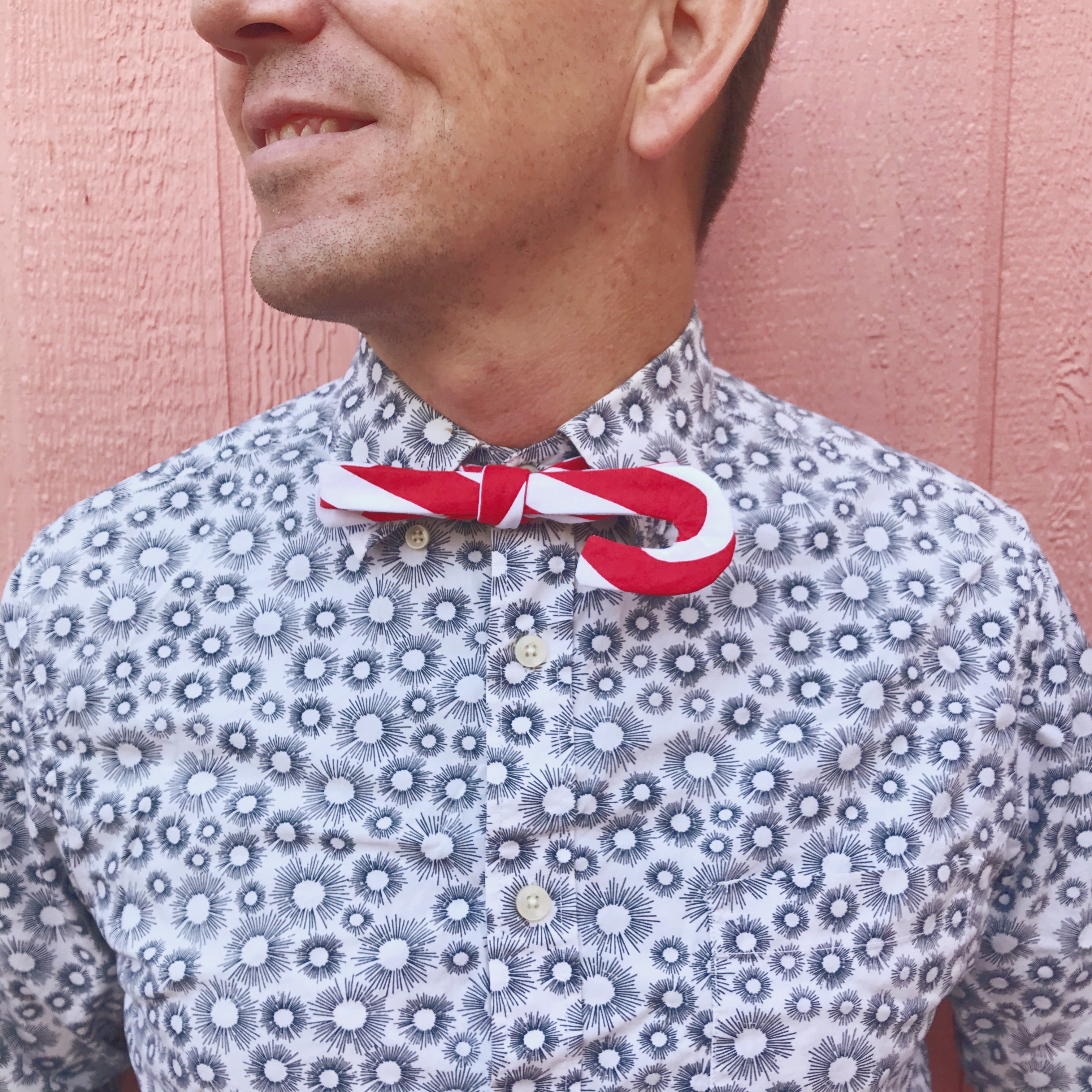 candy cane bow tie