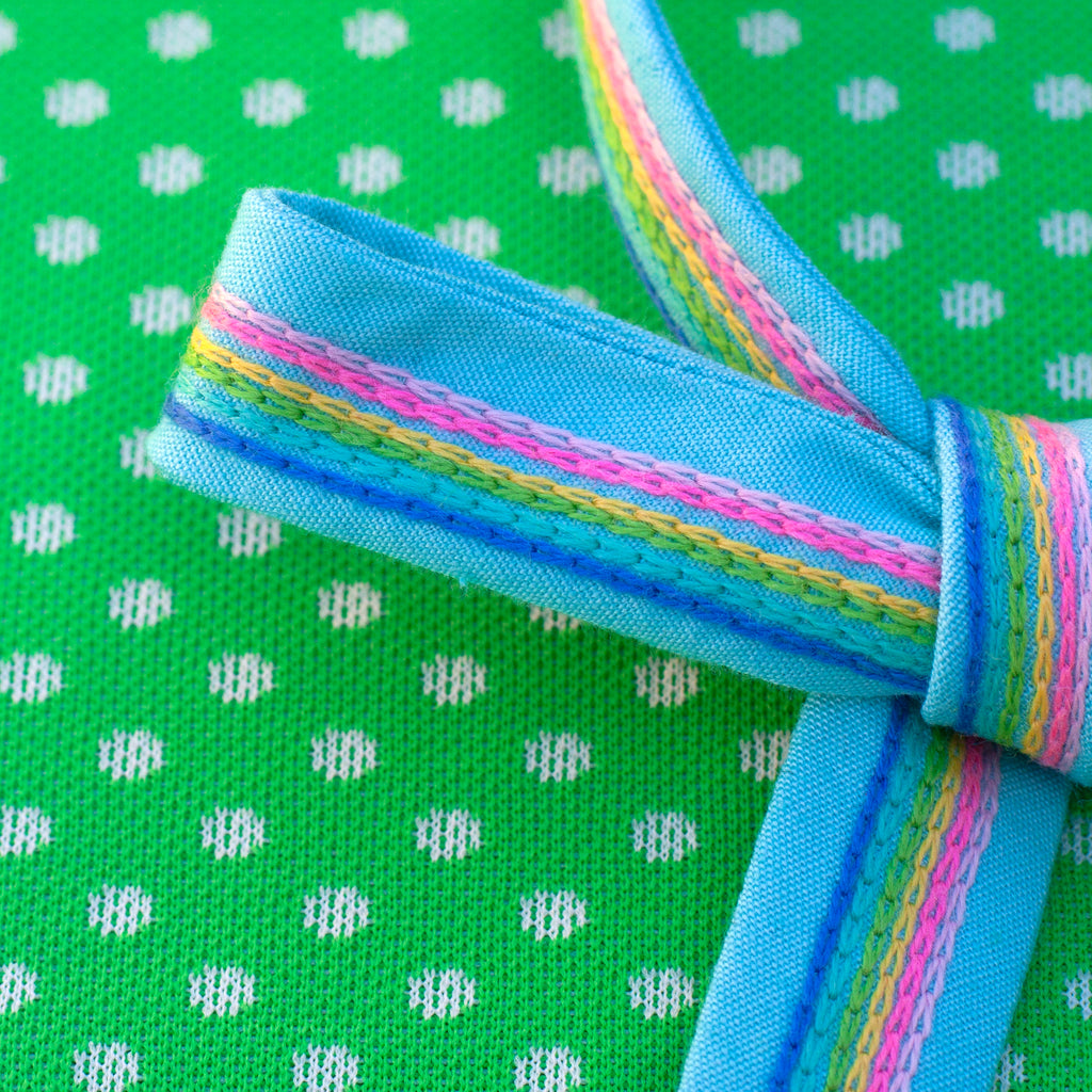 Lucky rainbow bow tie