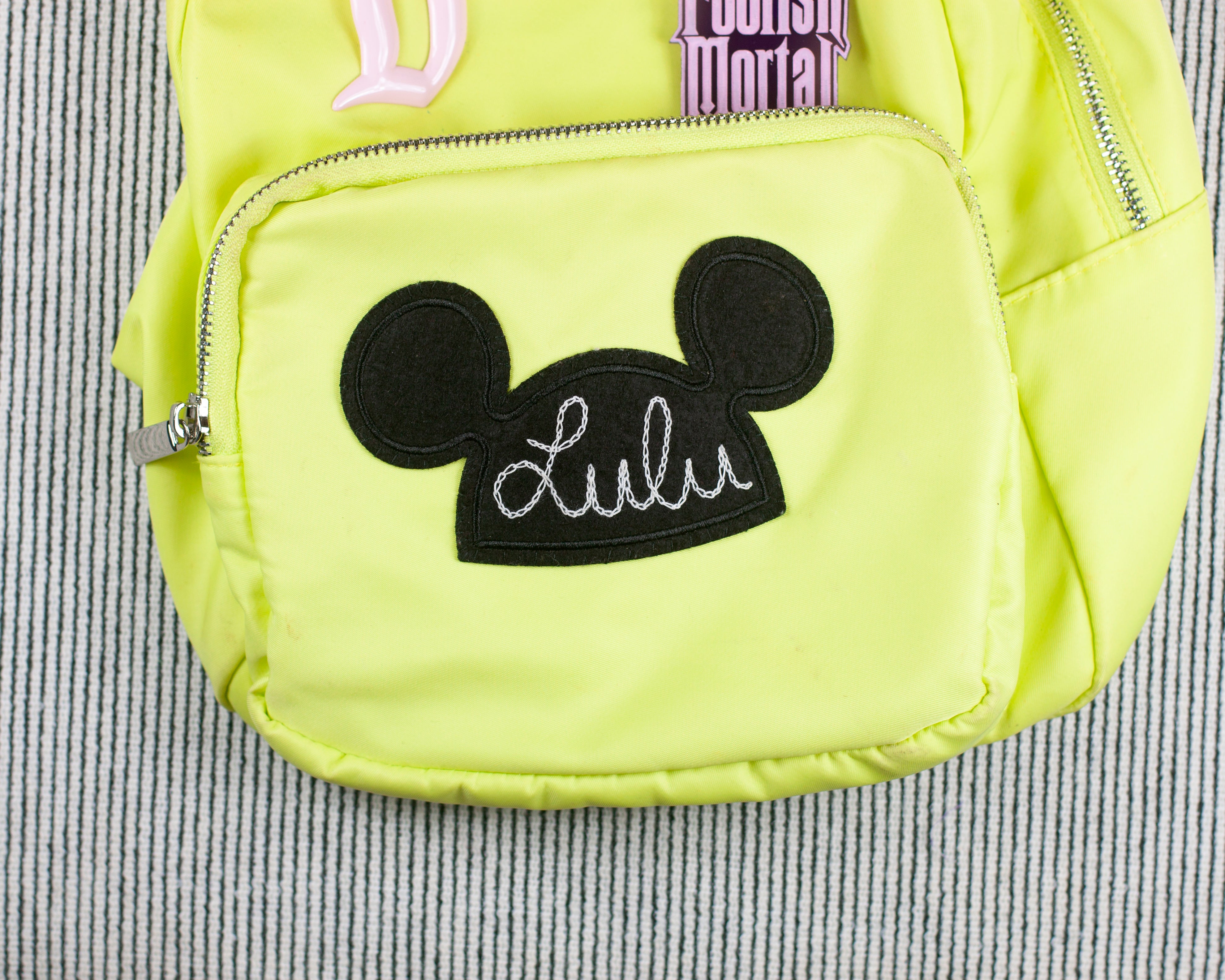 Mouse ears custom embroidered patch!