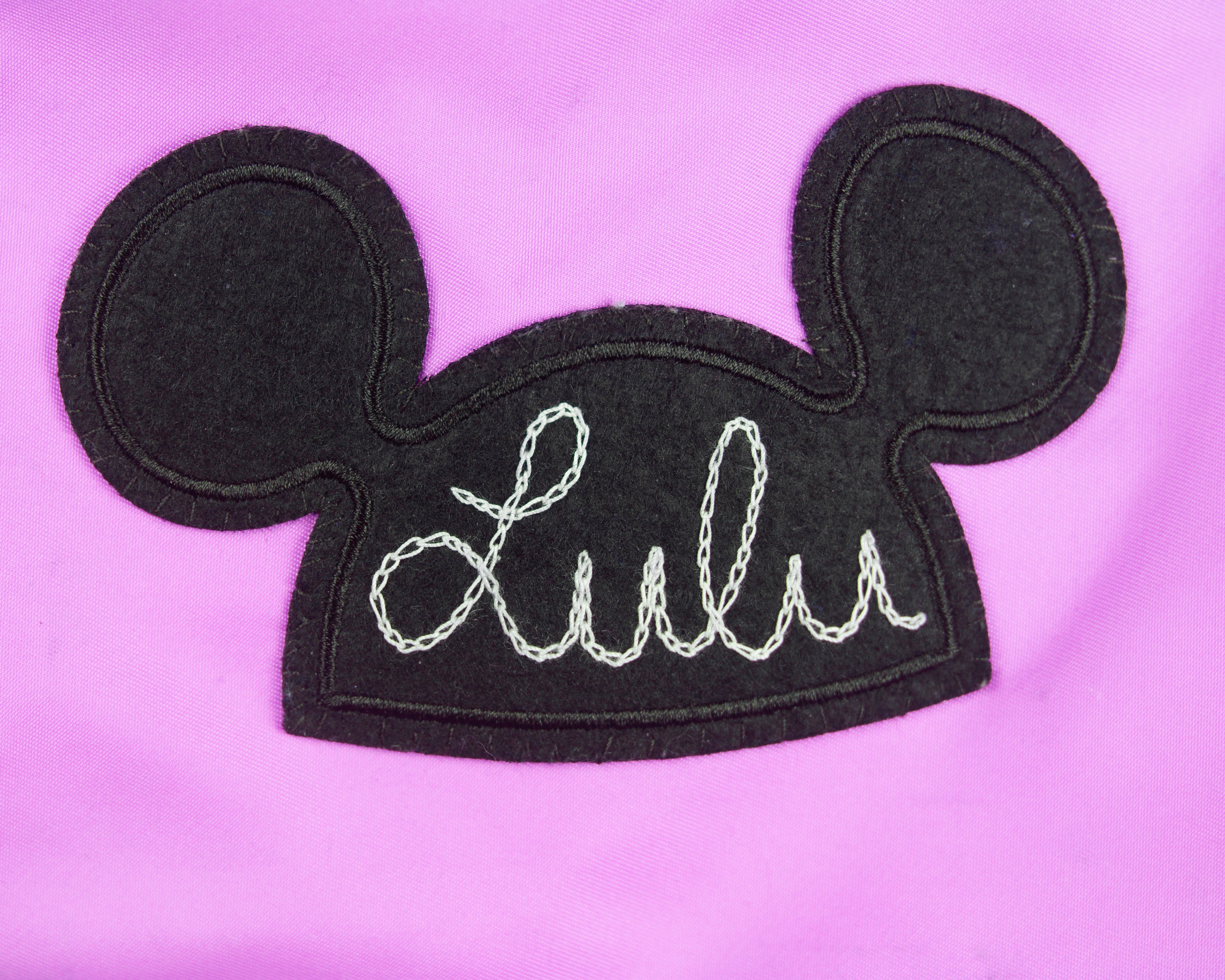 Mouse ears custom embroidered patch!
