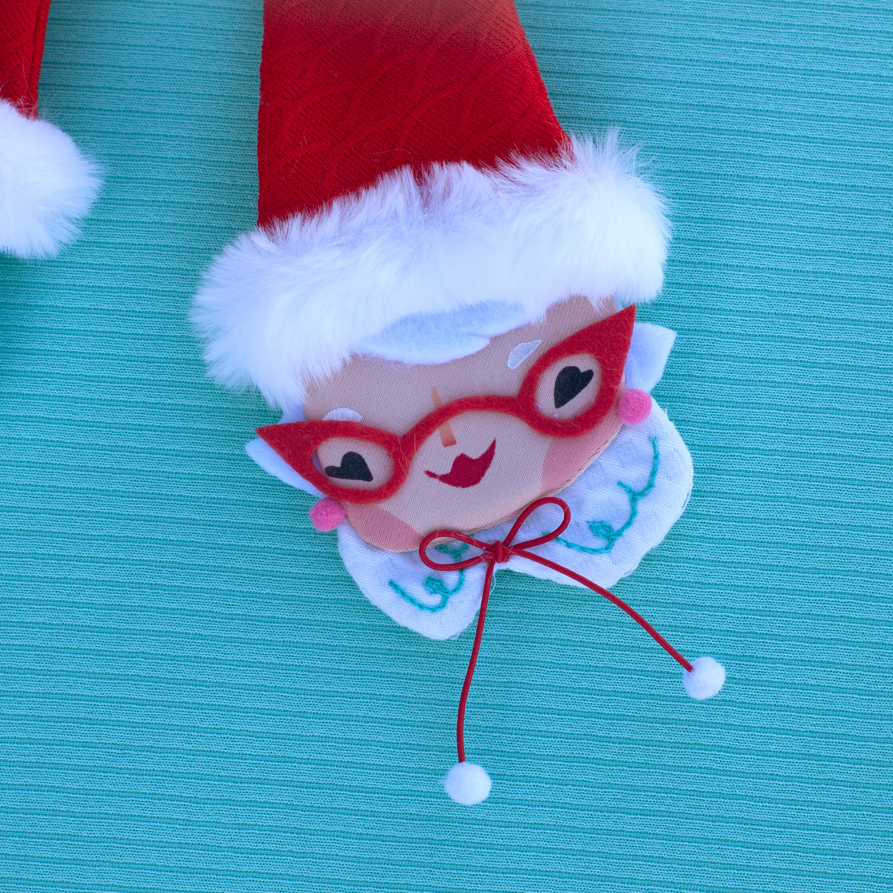 Mr. & Mrs. Claus bow tie- collab with Lisa Penney!